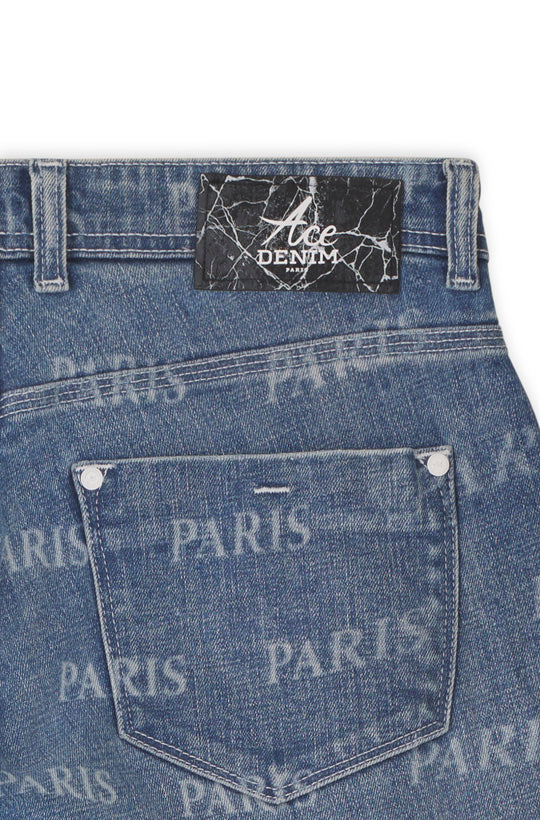 Jeans slim homme délavé paris Vue 6 - Ace Denim Paris