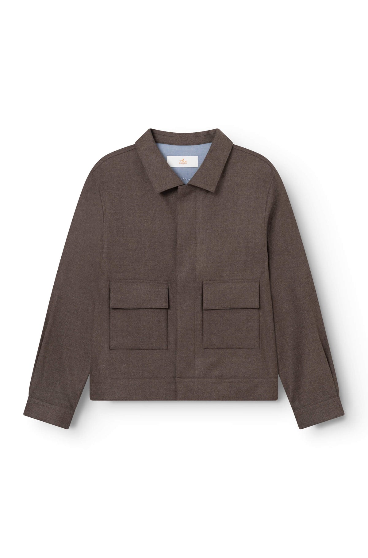 AD 178 - Blouson en Laine Mérinos Marron