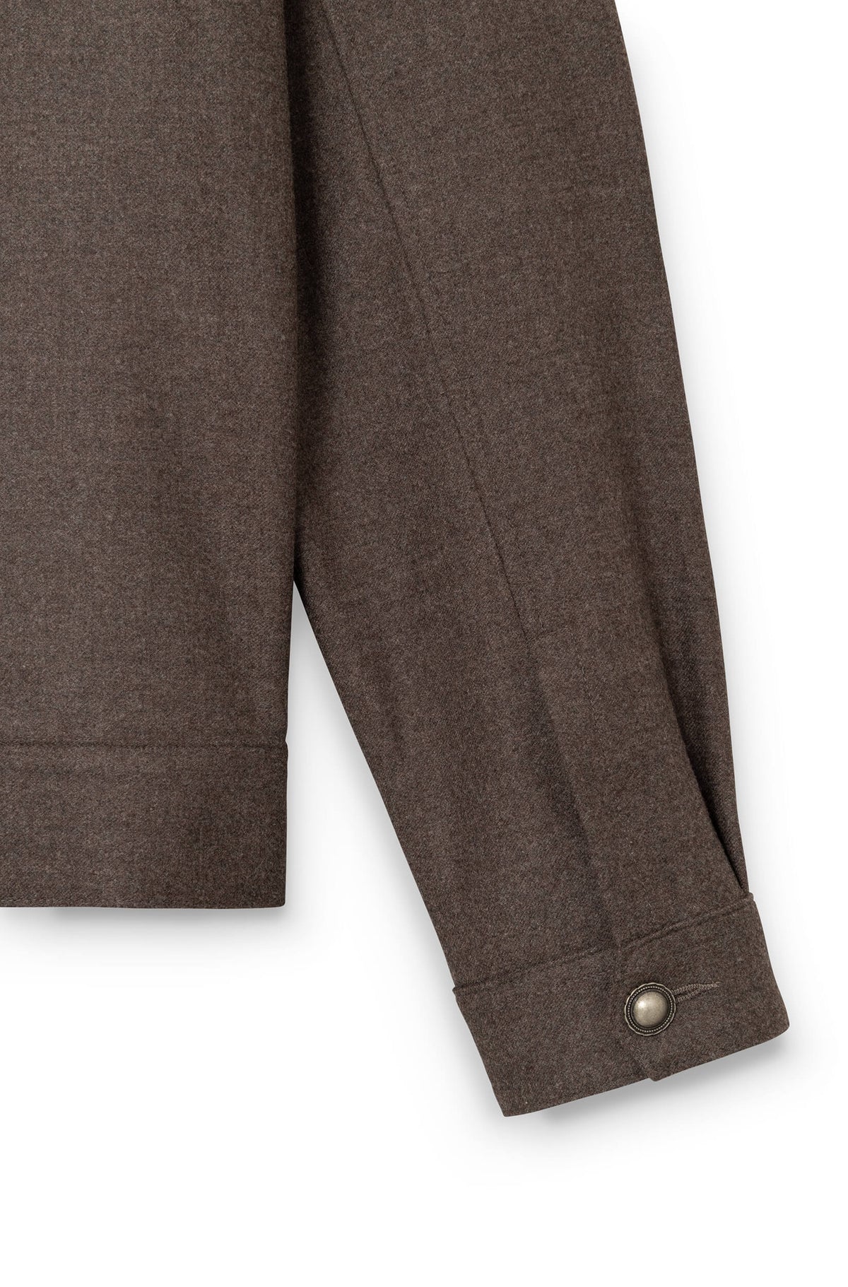 AD 178 - Blouson en Laine Mérinos Marron