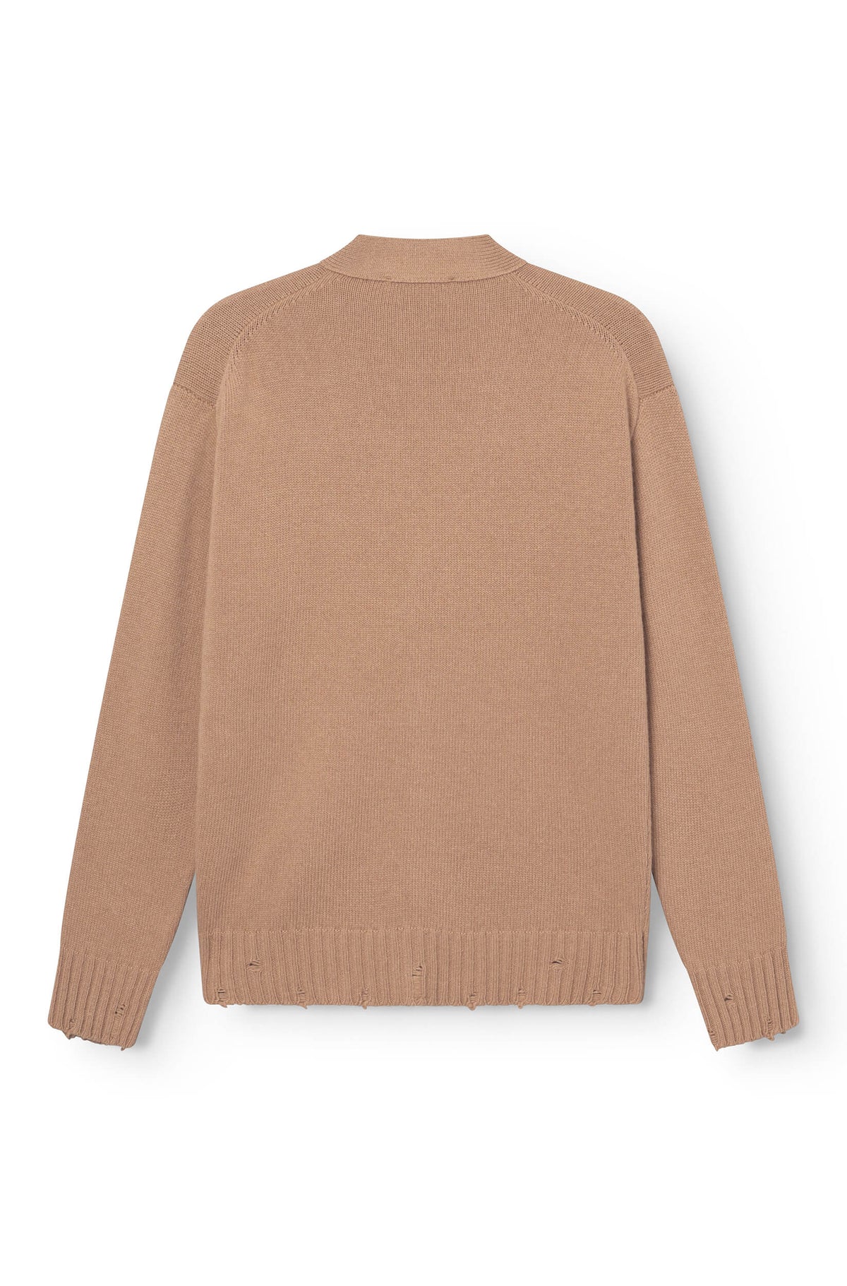AD 96 - Merino Wool and Cashmere Cardigan Camel