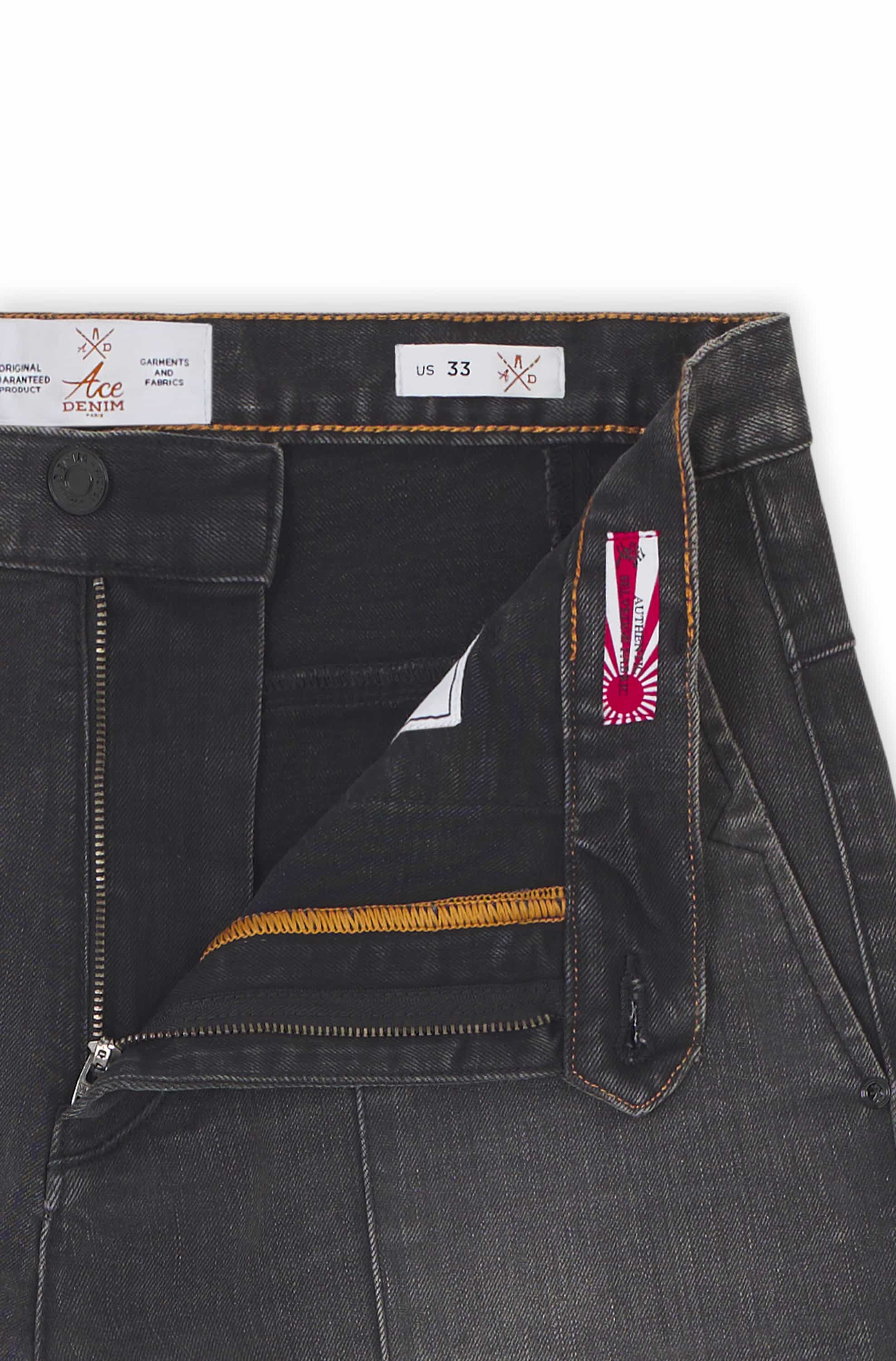 Pantalon cargo homme gris foncé Vue 2 - Ace Denim Paris