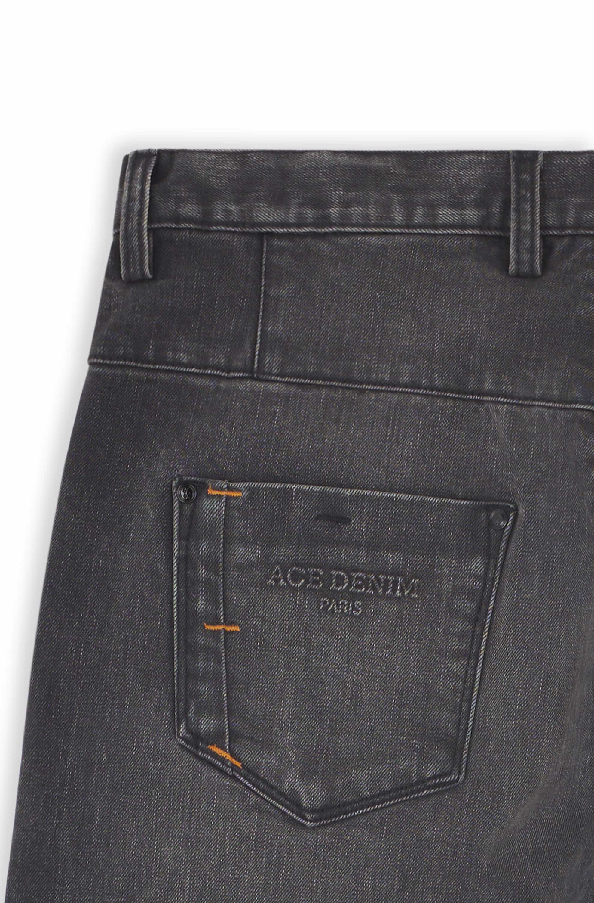 Pantalon cargo homme gris foncé Vue 5 - Ace Denim Paris