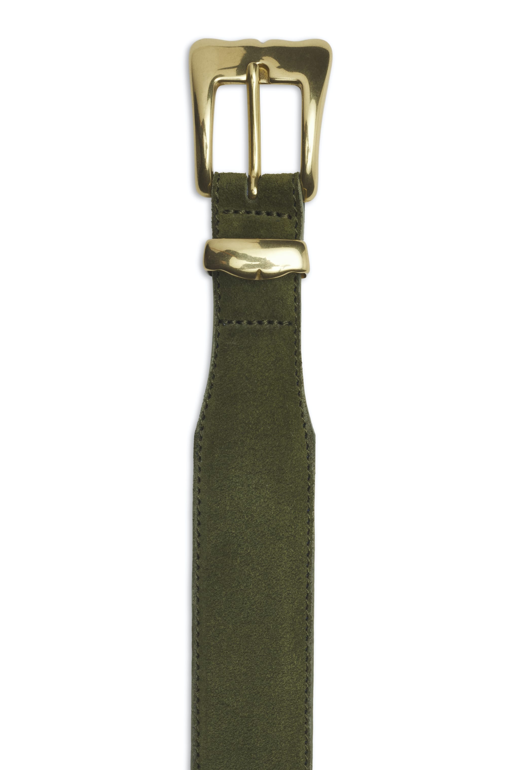 Ceinture cuir homme kaki - Ace Denim Paris
