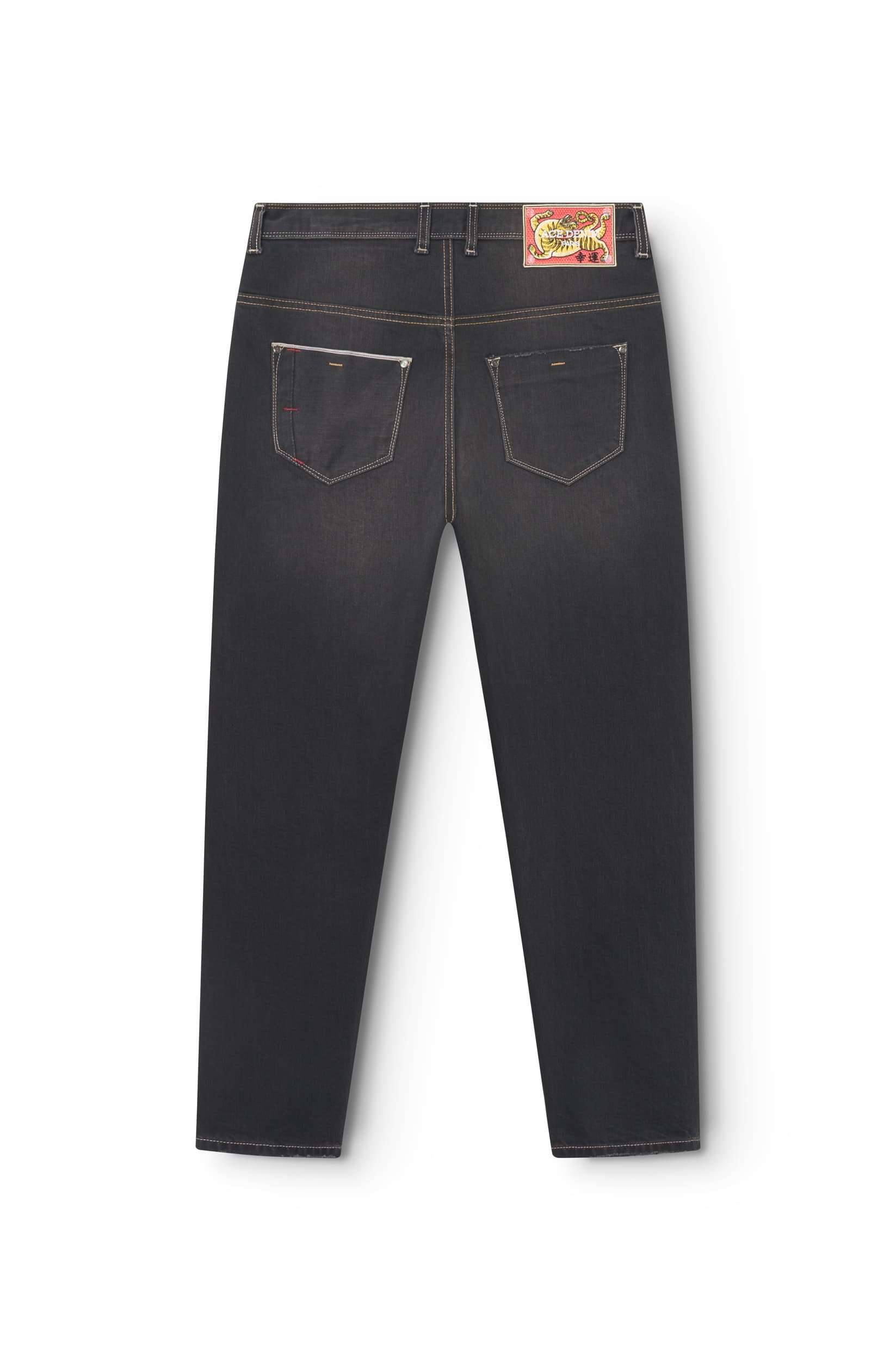 Jeans Japan selvedge homme gris foncé Vue 6 - Ace Denim Paris