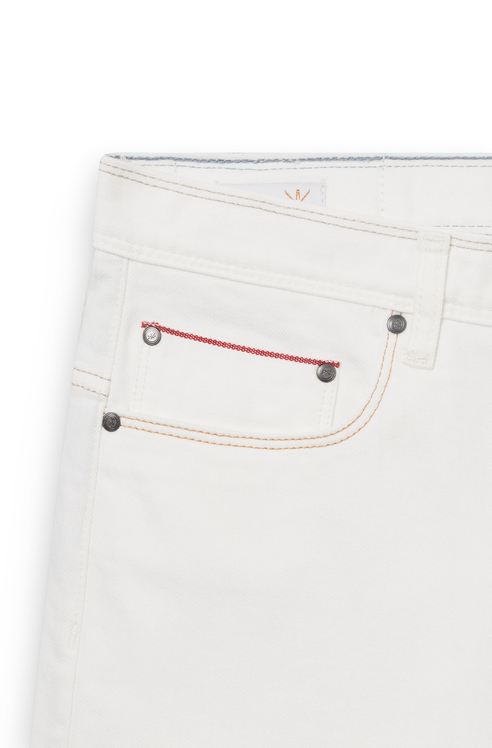 Close-up on the coin pocket of the jeans