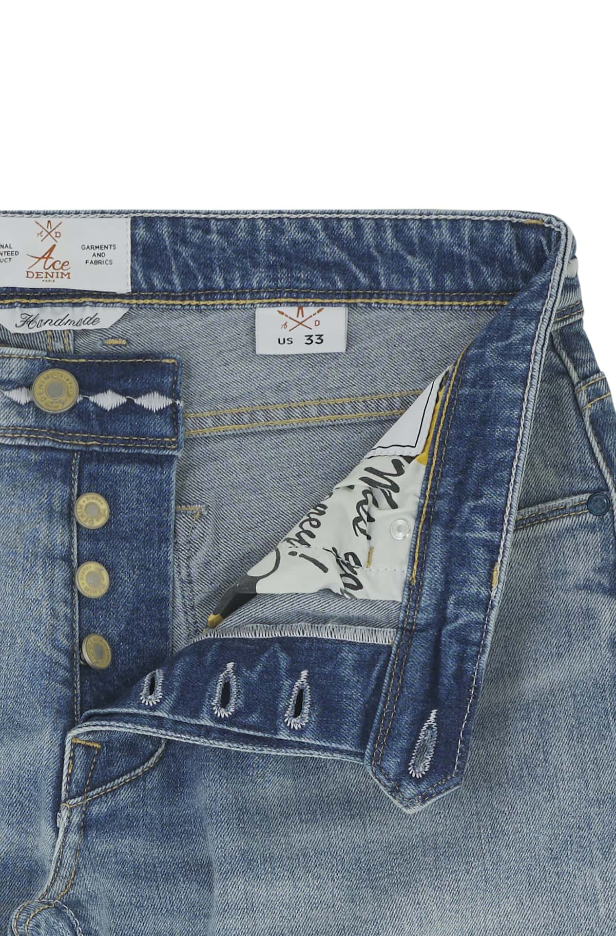 Jeans slim homme pierre clair Vue 2 - Ace Denim Paris
