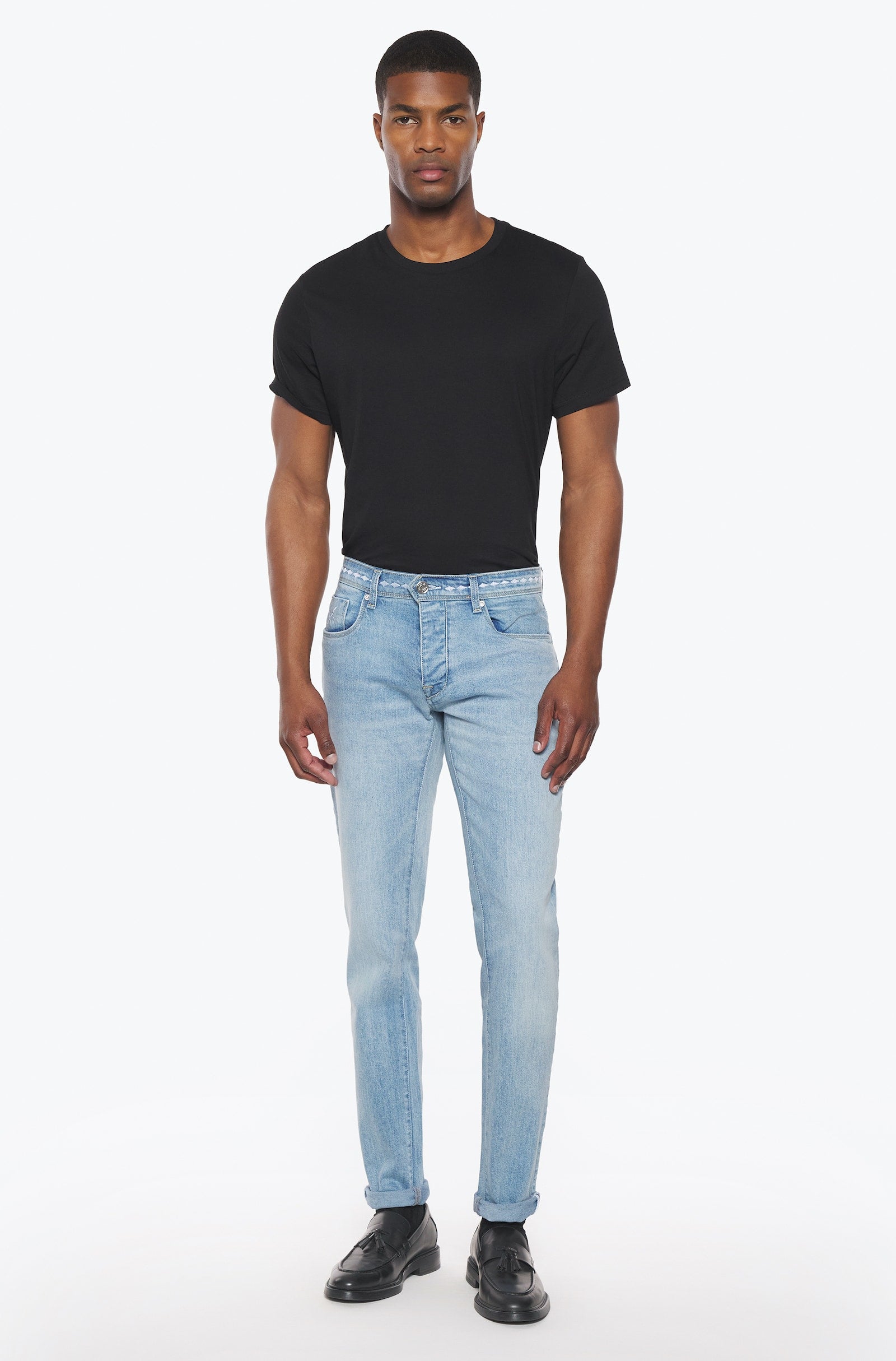 Jeans slim homme pierre clair - Ace Denim Paris
