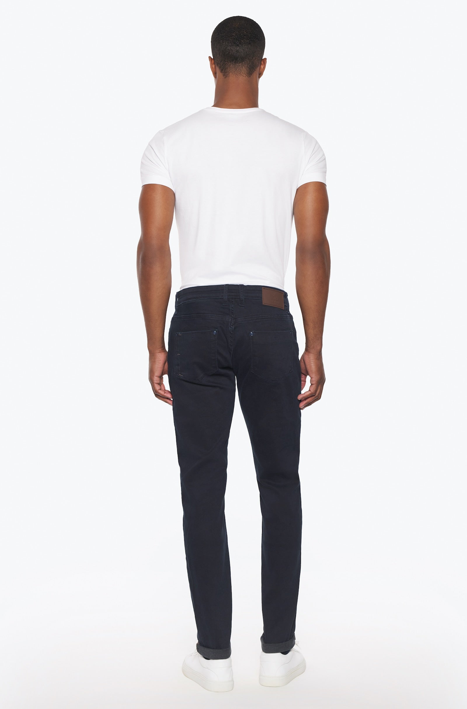 Jeans slim homme bleu nuit brun Vue 3 - Ace Denim Paris