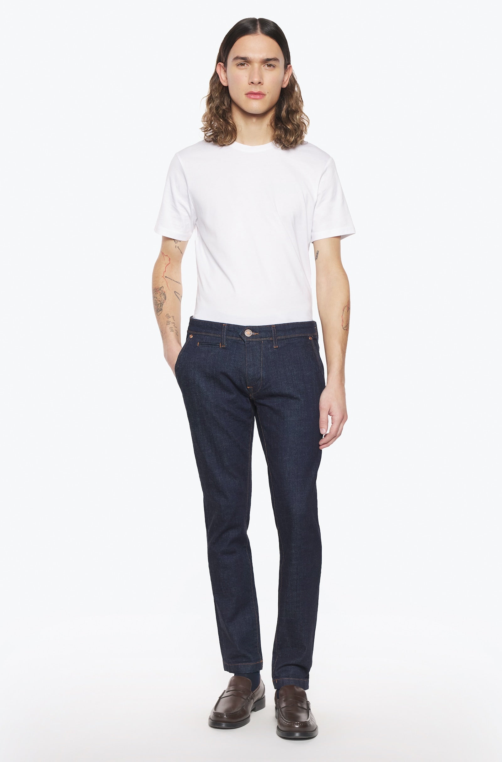 Pantalon Milano homme brut indigo - Ace Denim Paris