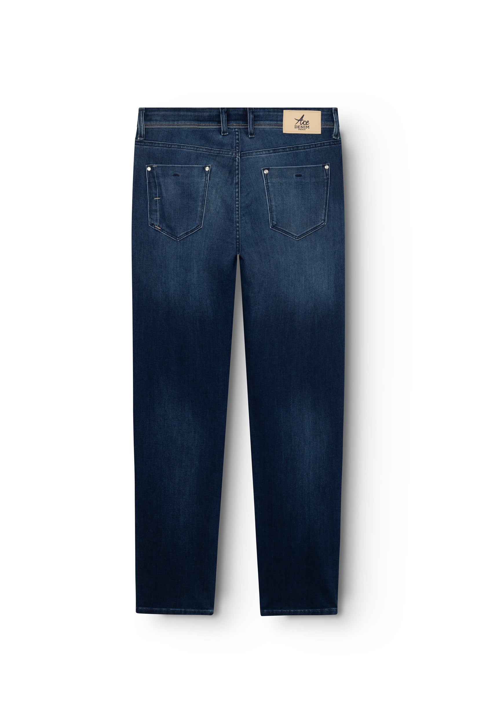 Jeans slim homme pierre foncé beige Vue 5 - Ace Denim Paris