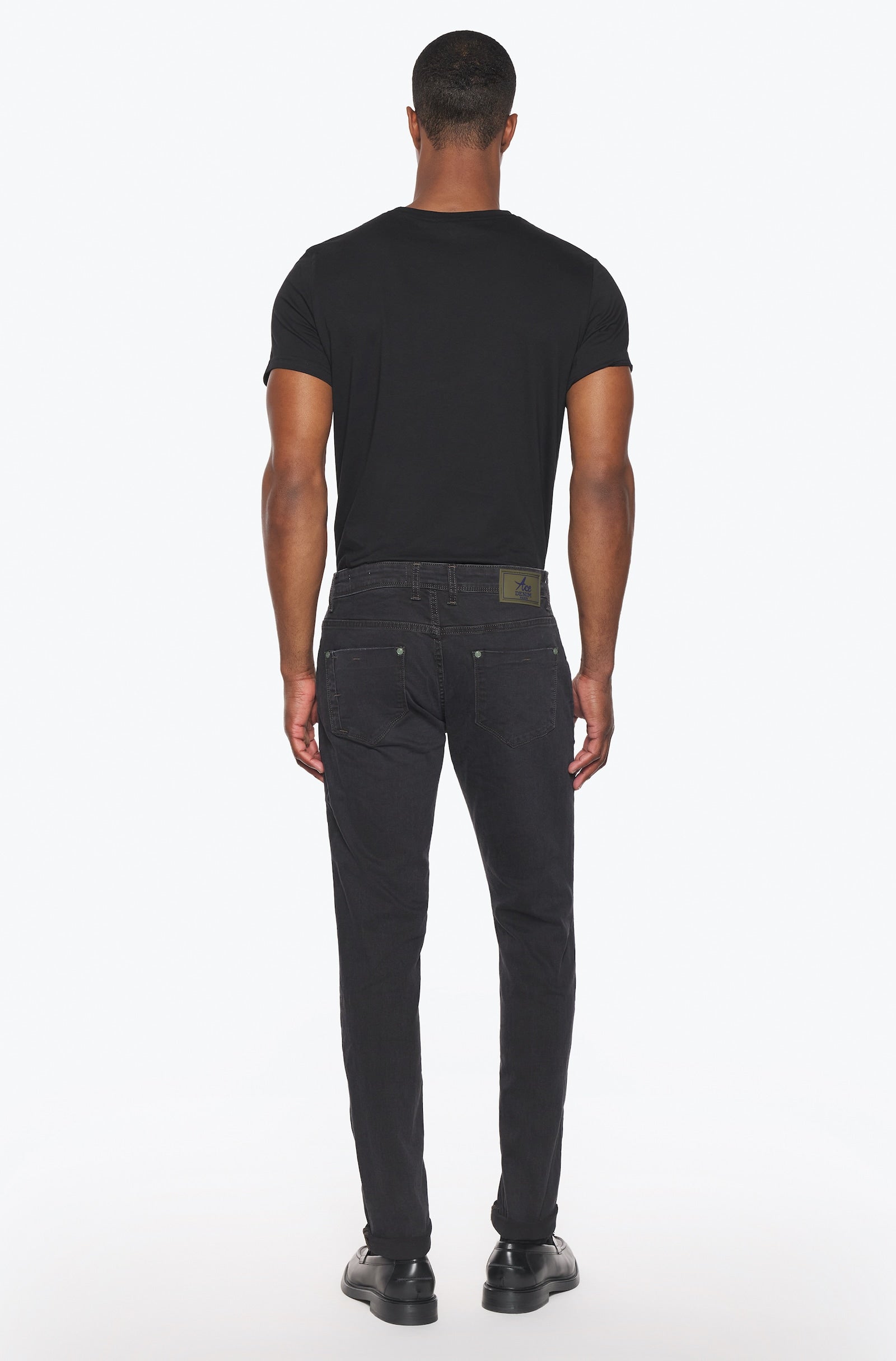 Pantalon Milano homme gris foncé Vue 3 - Ace Denim Paris
