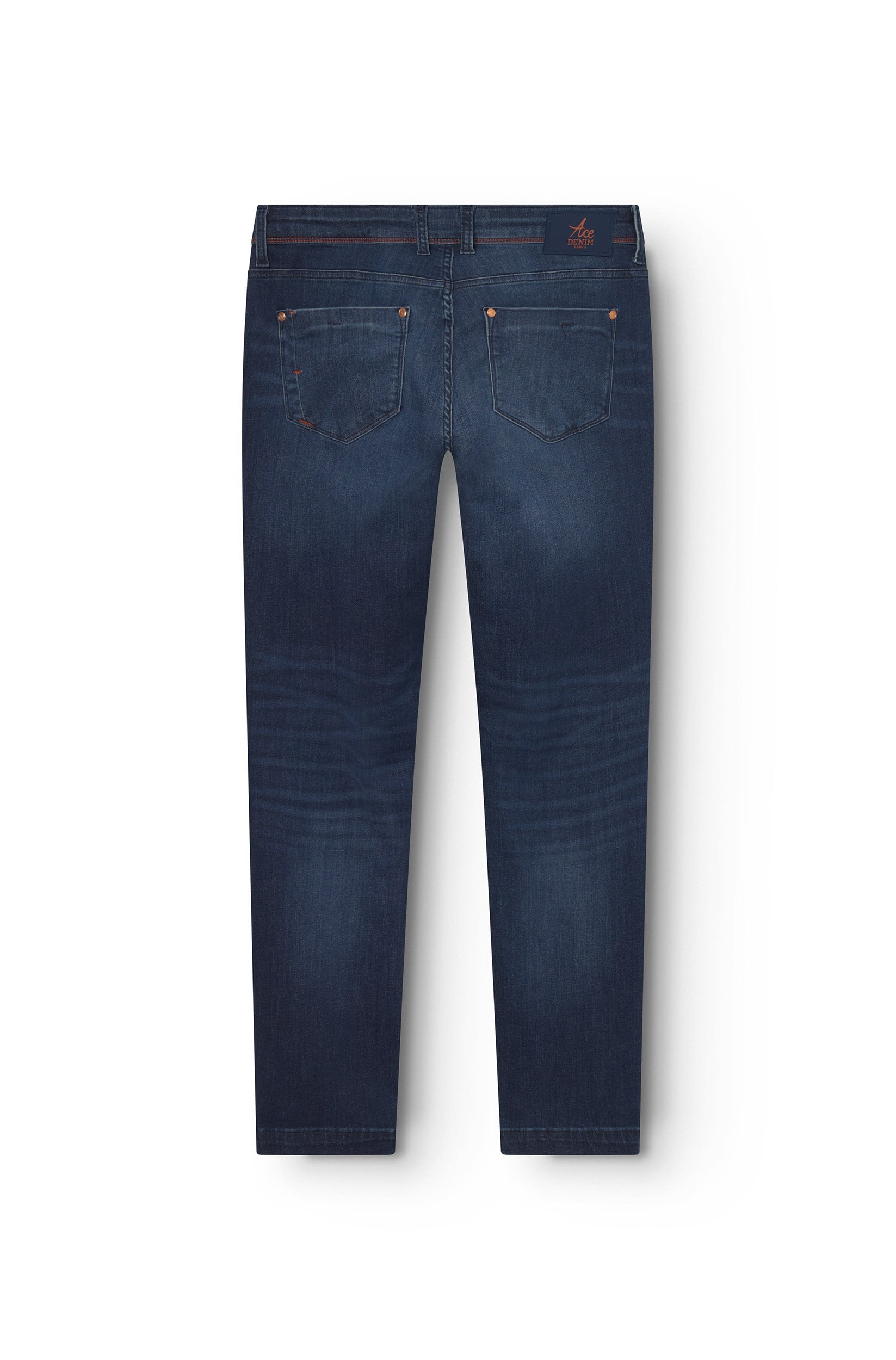 Jeans slim homme pierre foncé orange Vue 5 - Ace Denim Paris