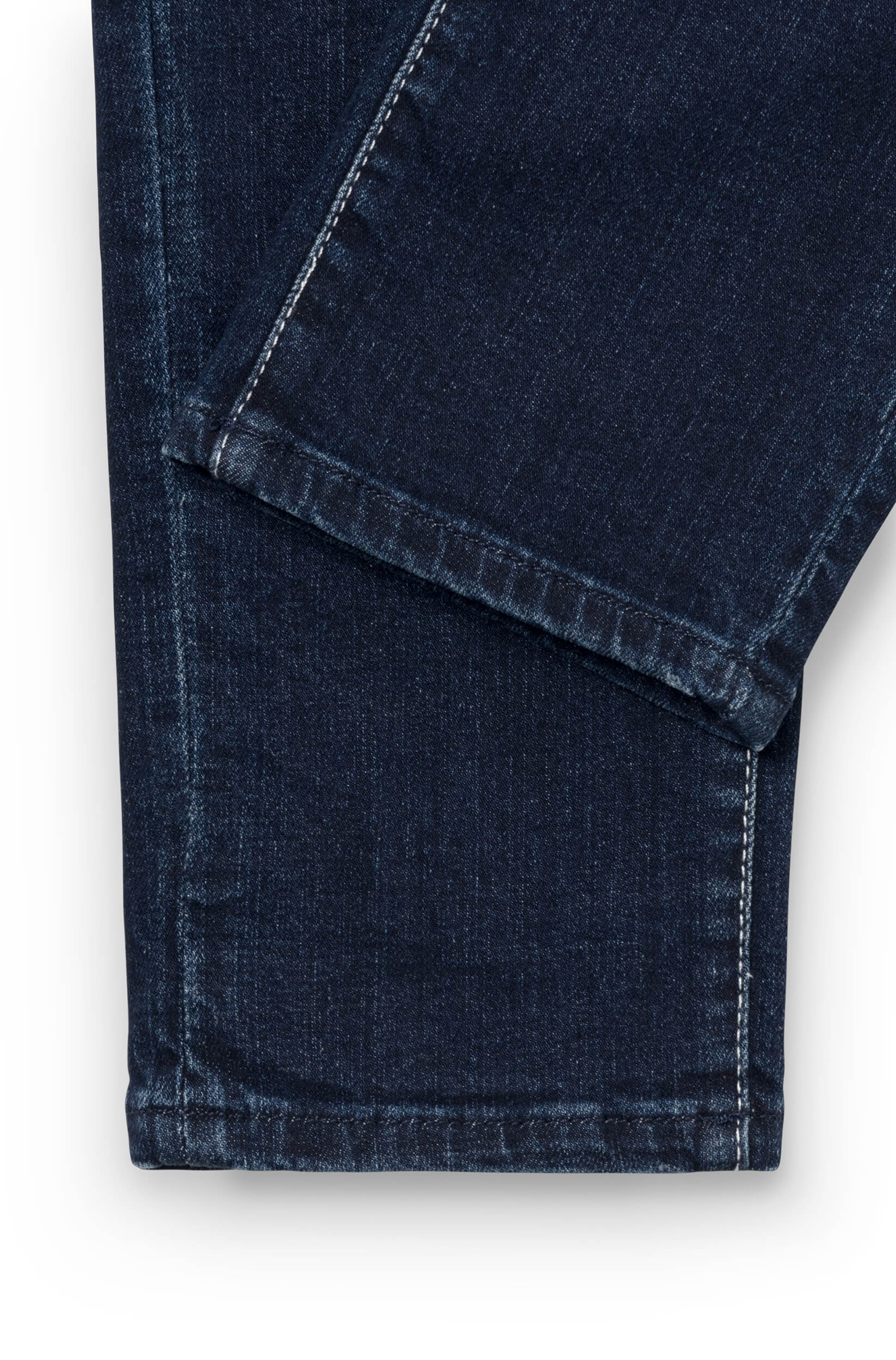 Dark blue jeans rivet
