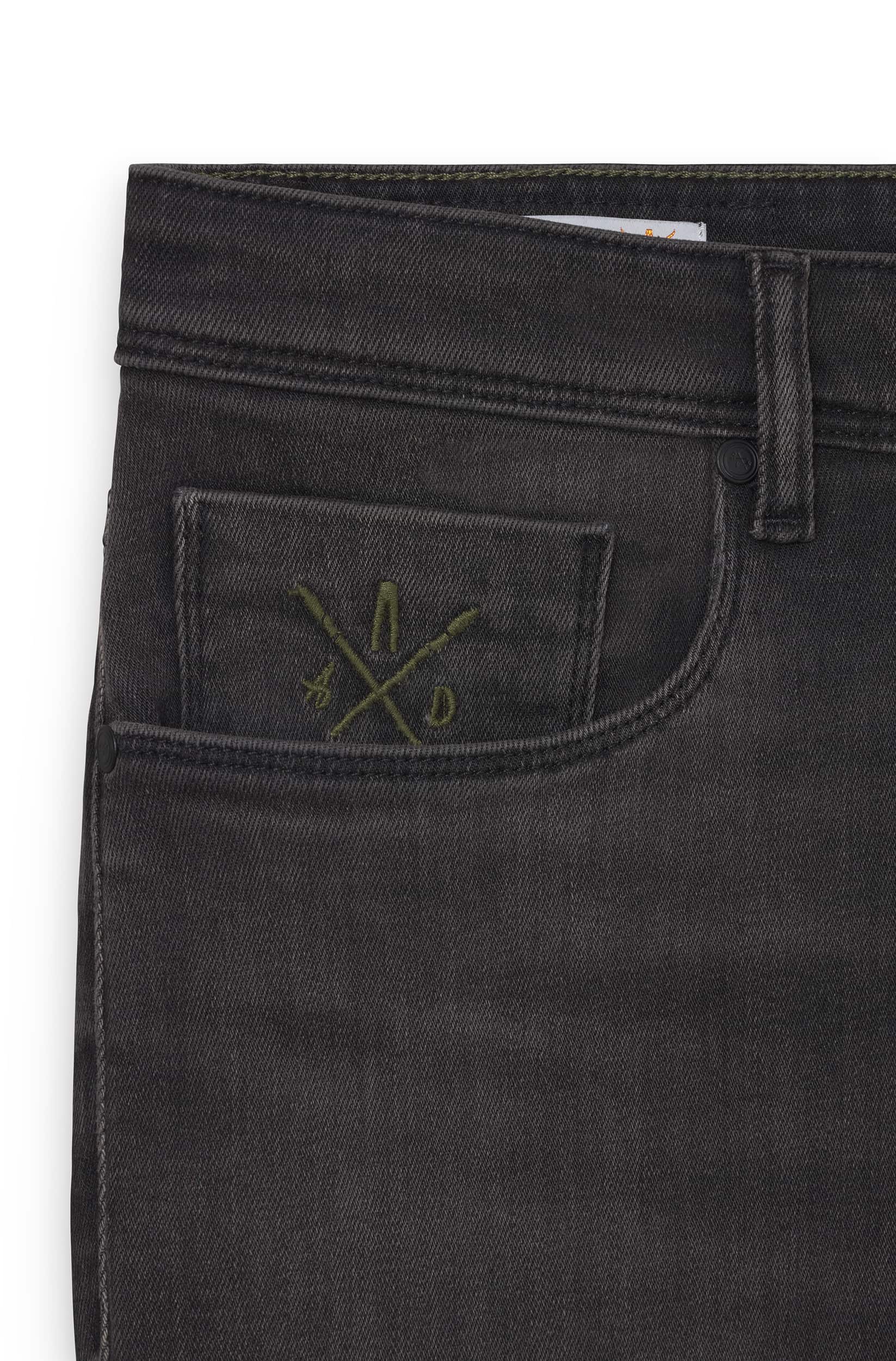 Jeans slim homme gris vert foncé Vue 5 - Ace Denim Paris