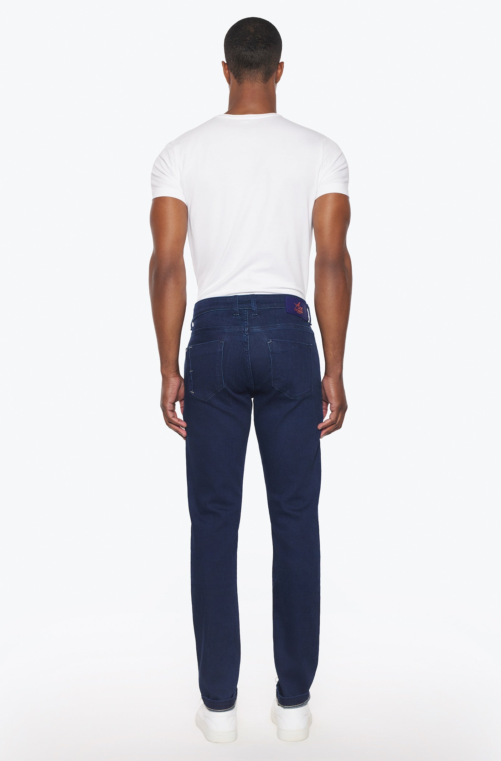 Pantalon Milano homme bleu Vue 3 - Ace Denim Paris