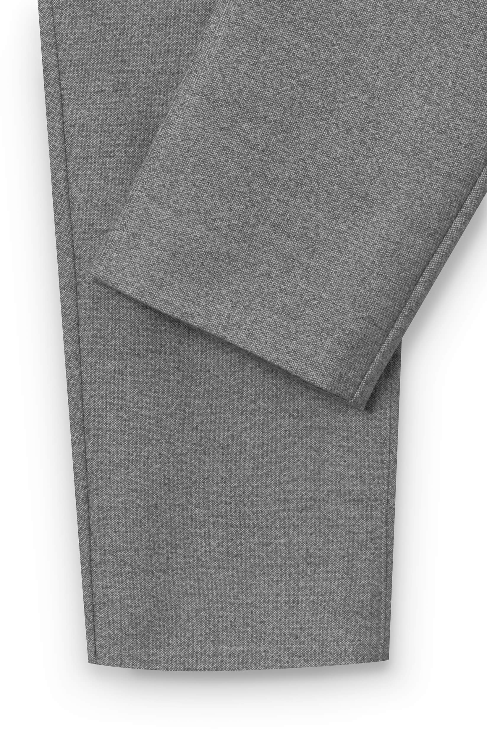 Gray trouser cuff