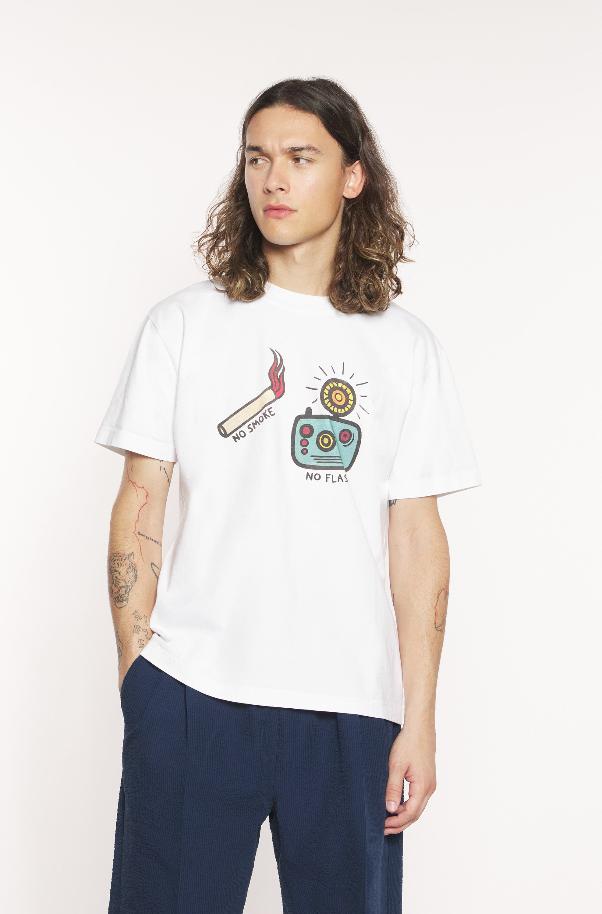 T-shirt homme no smoke Vue 2 - Ace Denim Paris