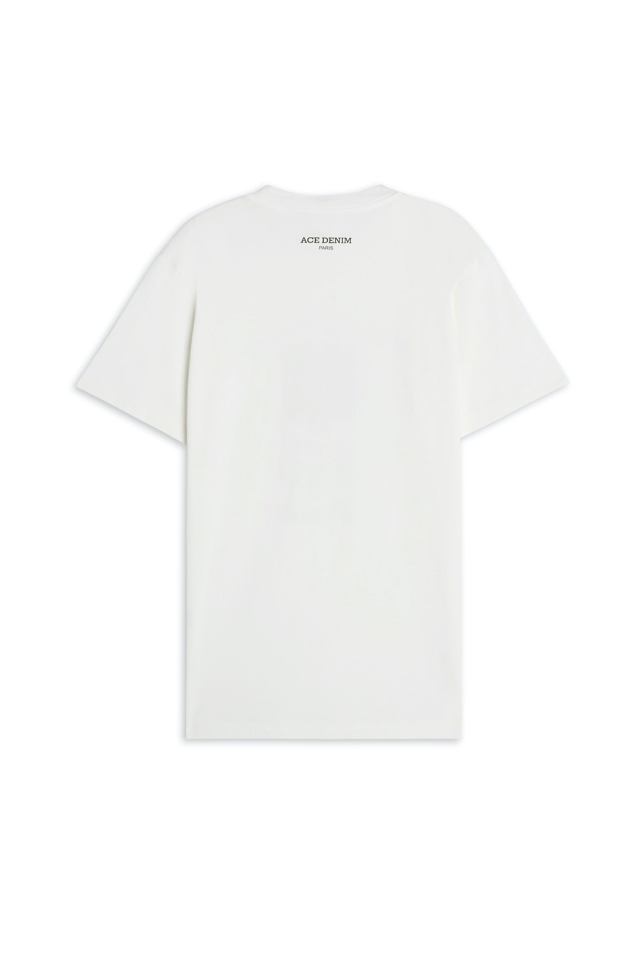Ace Denim - Tshirt print Homme - Blanc Champagne