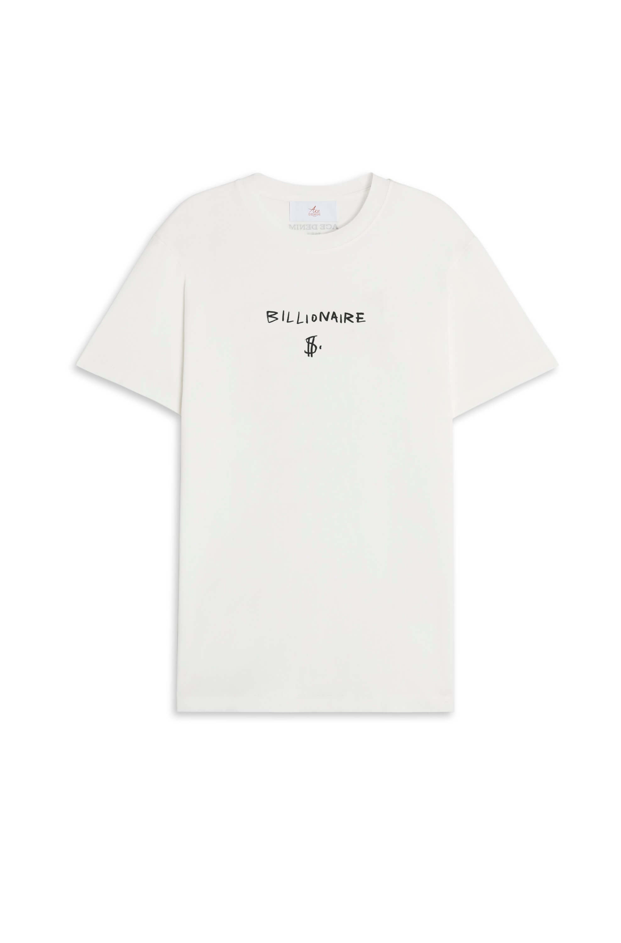 Ace Denim - Tee-shirt print Homme billionaire - Blanc