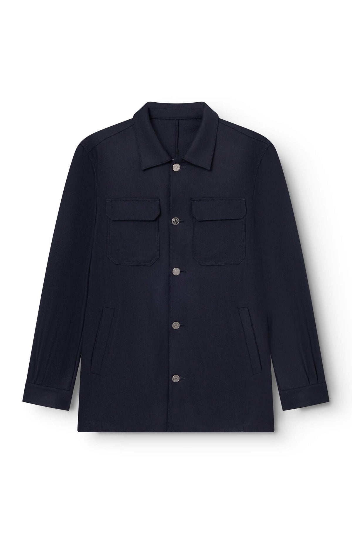 AD 153 - Veste en Laine Mérinos Marine