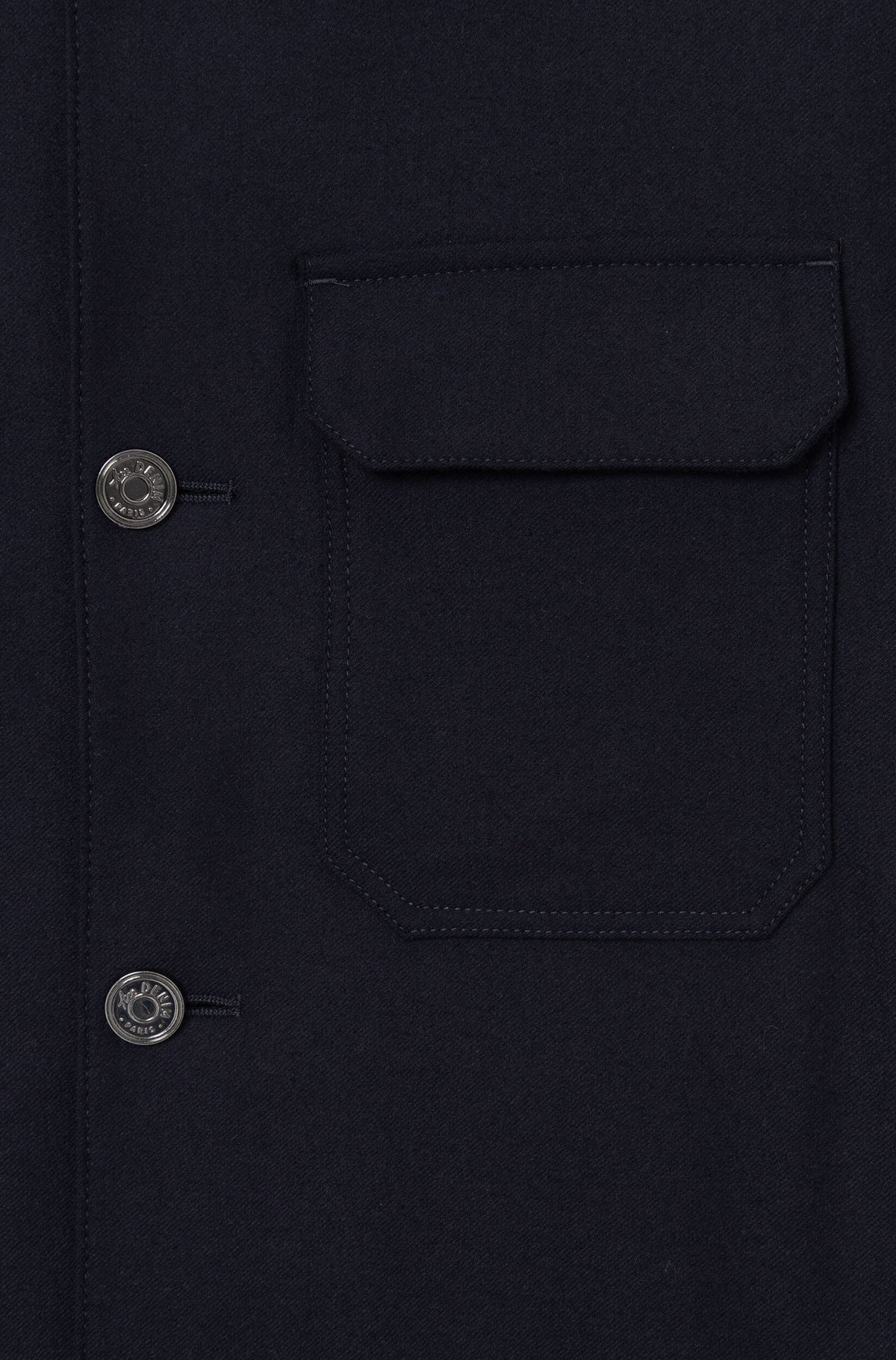 AD 153 - Veste en Laine Mérinos Marine