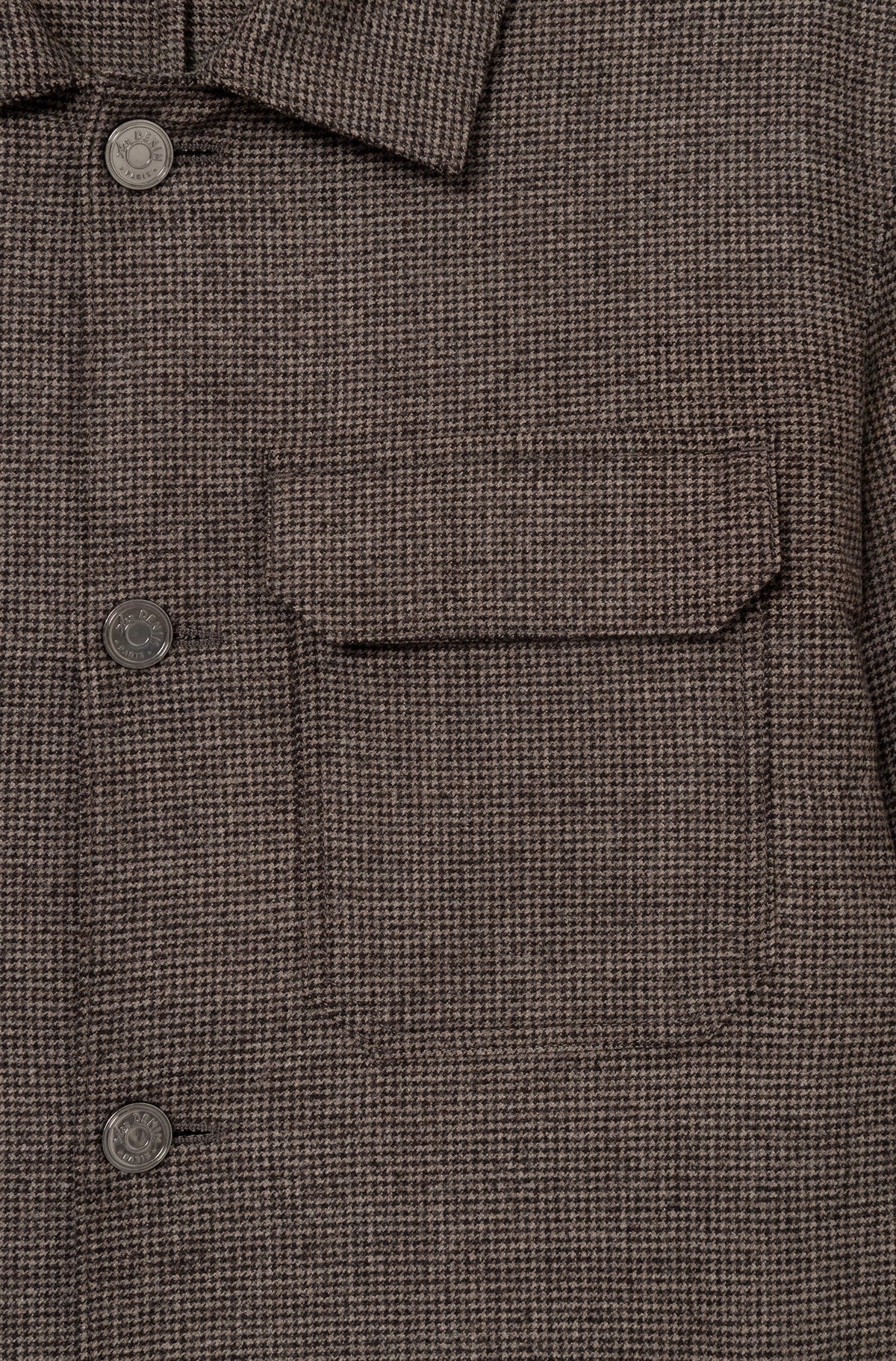 AD 153 - Merino Wool Jacket Brown Houndstooth