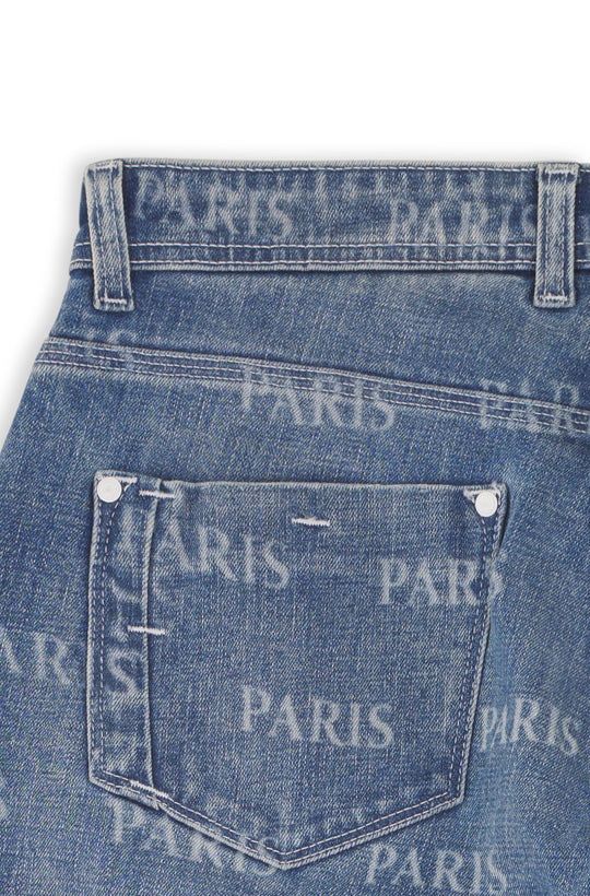 Jeans slim homme délavé paris Vue 5 - Ace Denim Paris
