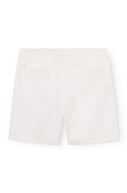 arrière du bermuda en jeans blanc