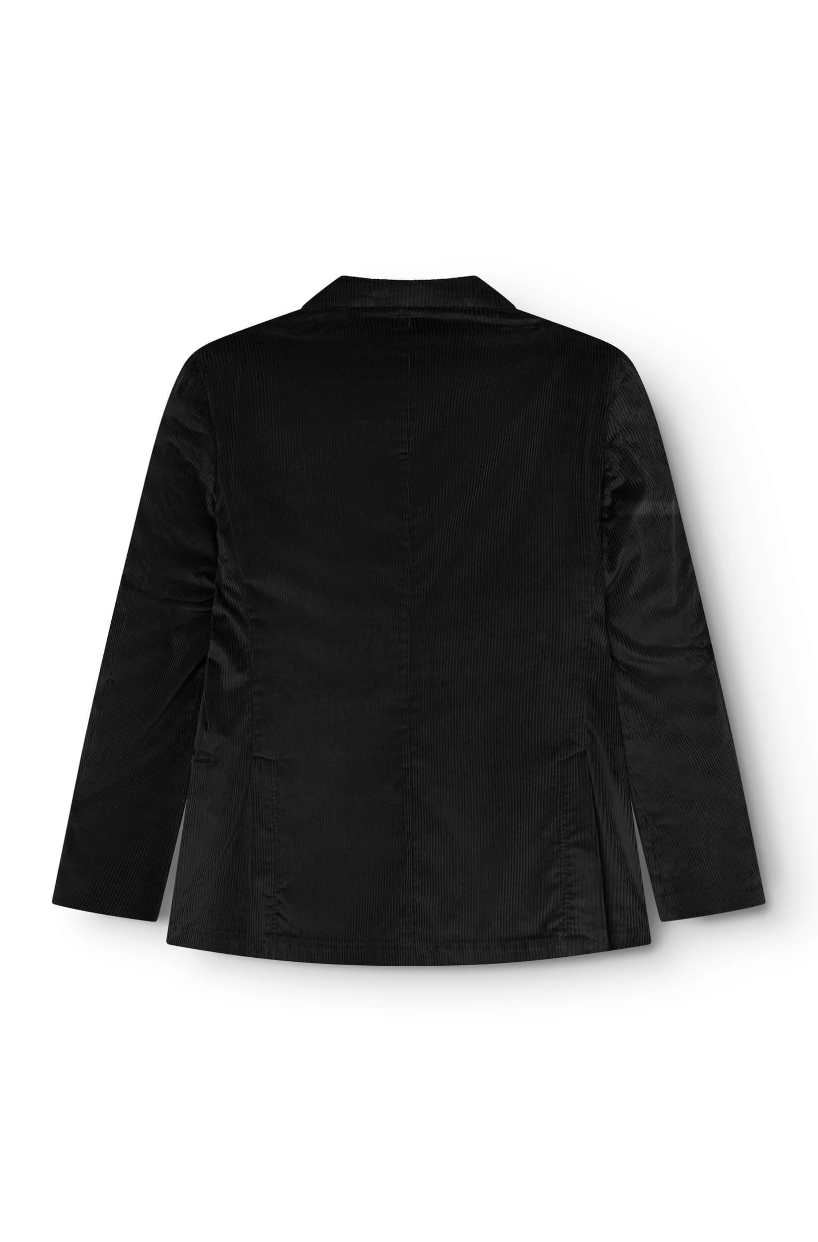 Arrière du blazer en velours noir