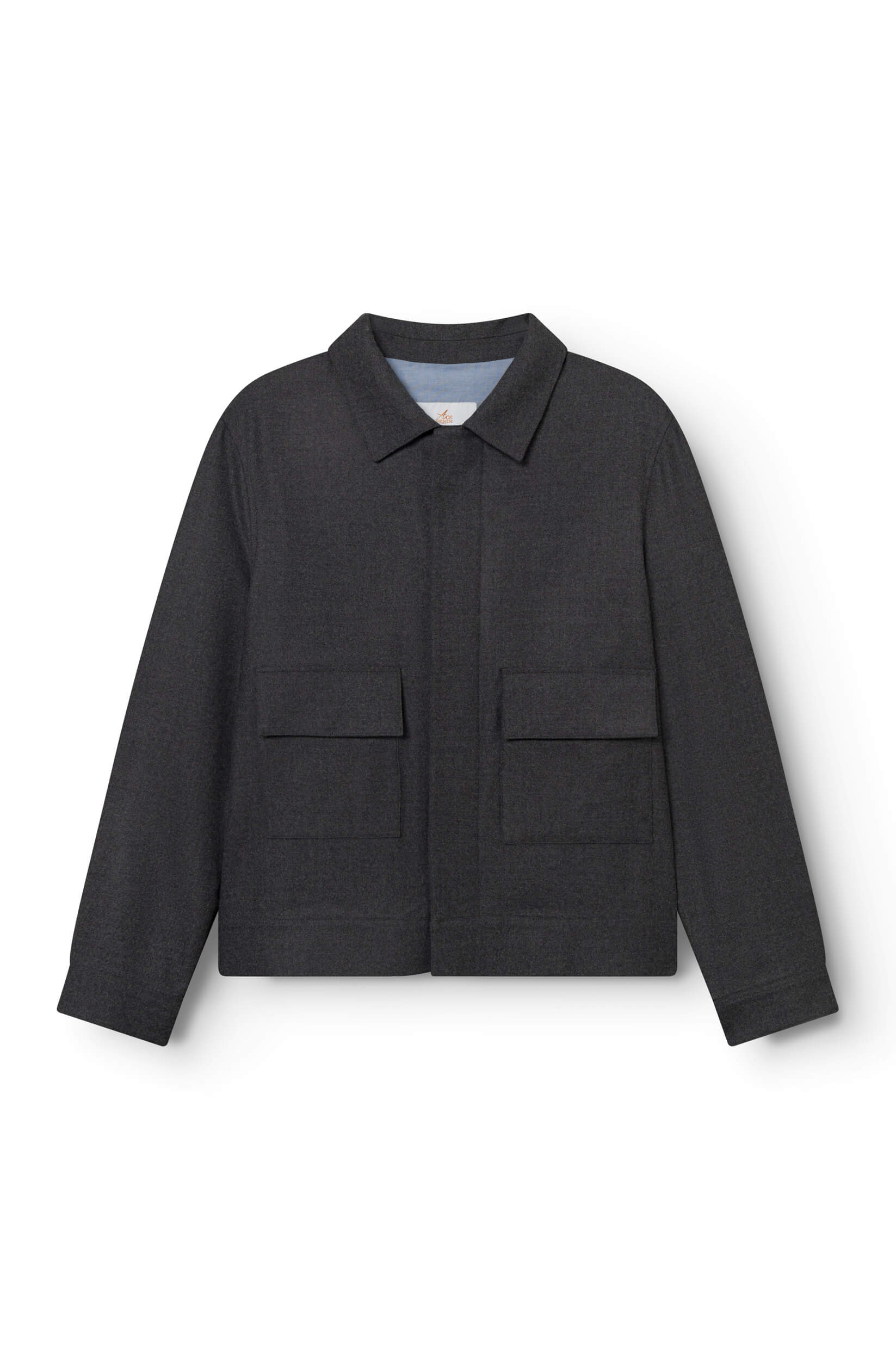 Blouson en laine mérinos loro piana anthracite pour homme