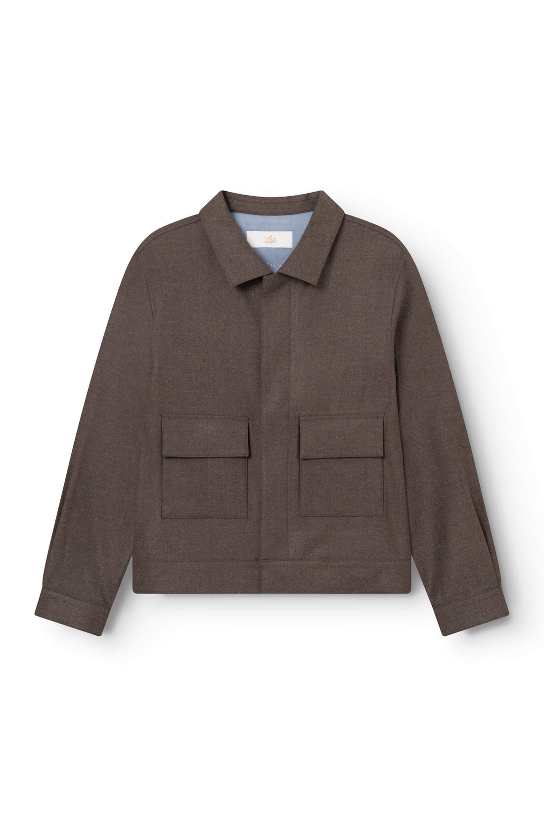 AD 178 - Blouson en Laine Mérinos Marron