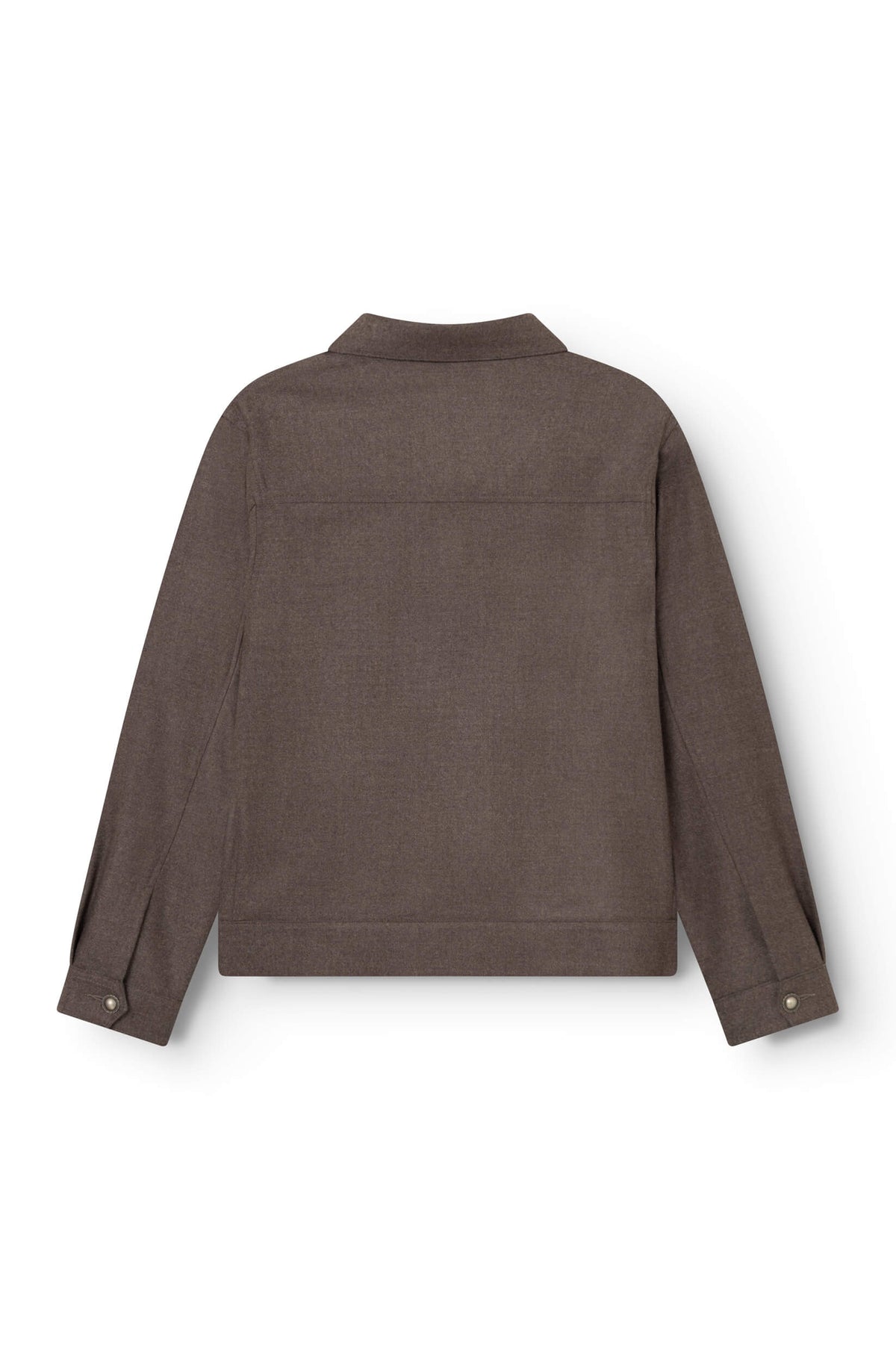 AD 178 - Blouson en Laine Mérinos Marron