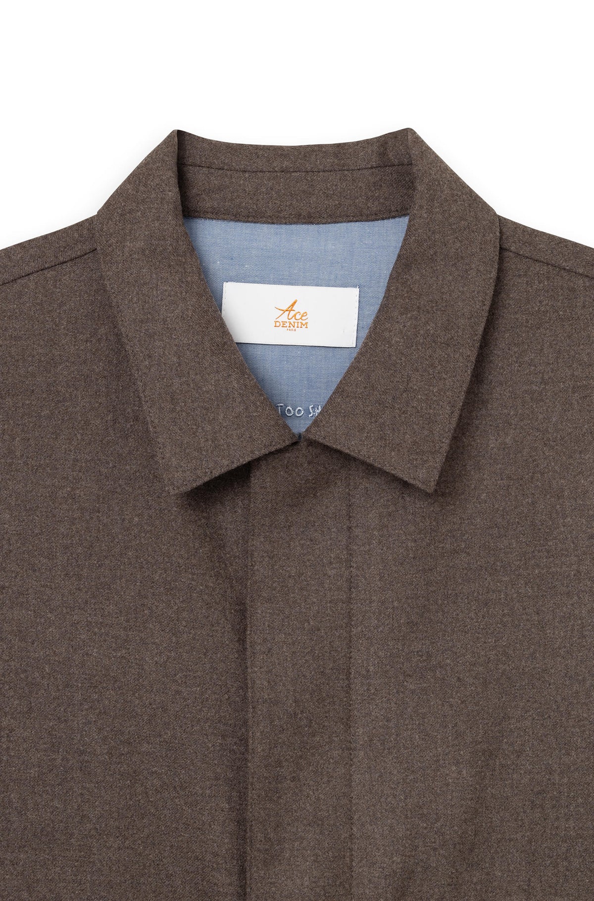 AD 178 - Blouson en Laine Mérinos Marron