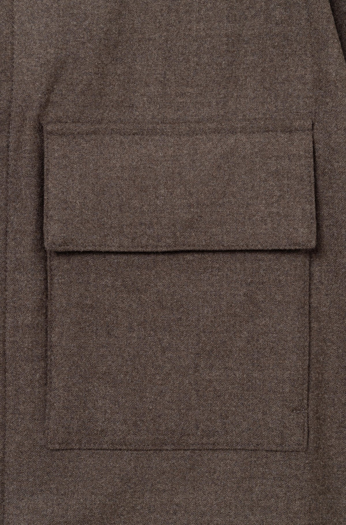 AD 178 - Blouson en Laine Mérinos Marron