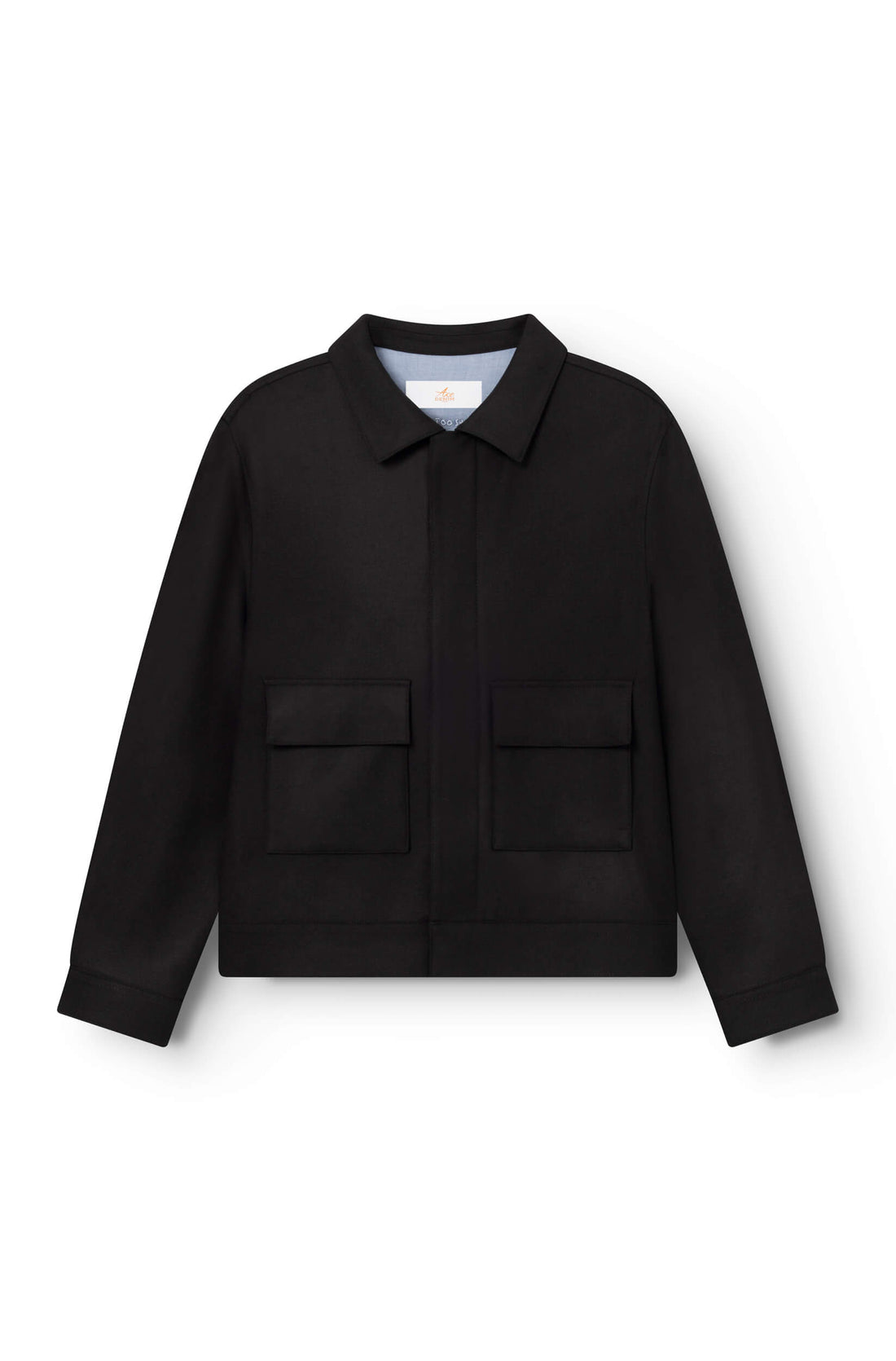 AD 178 - Blouson en Laine Mérinos Noir