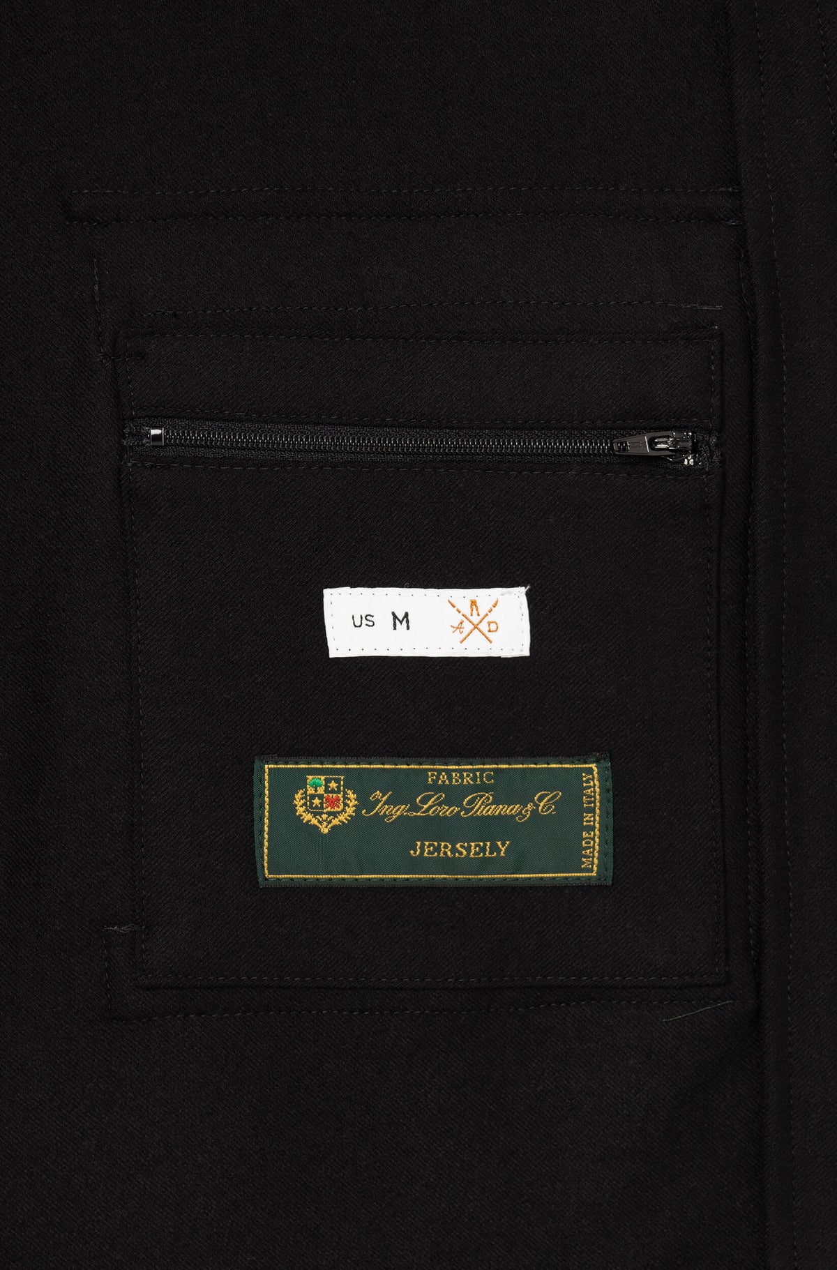 AD 178 - Black Merino Wool Jacket