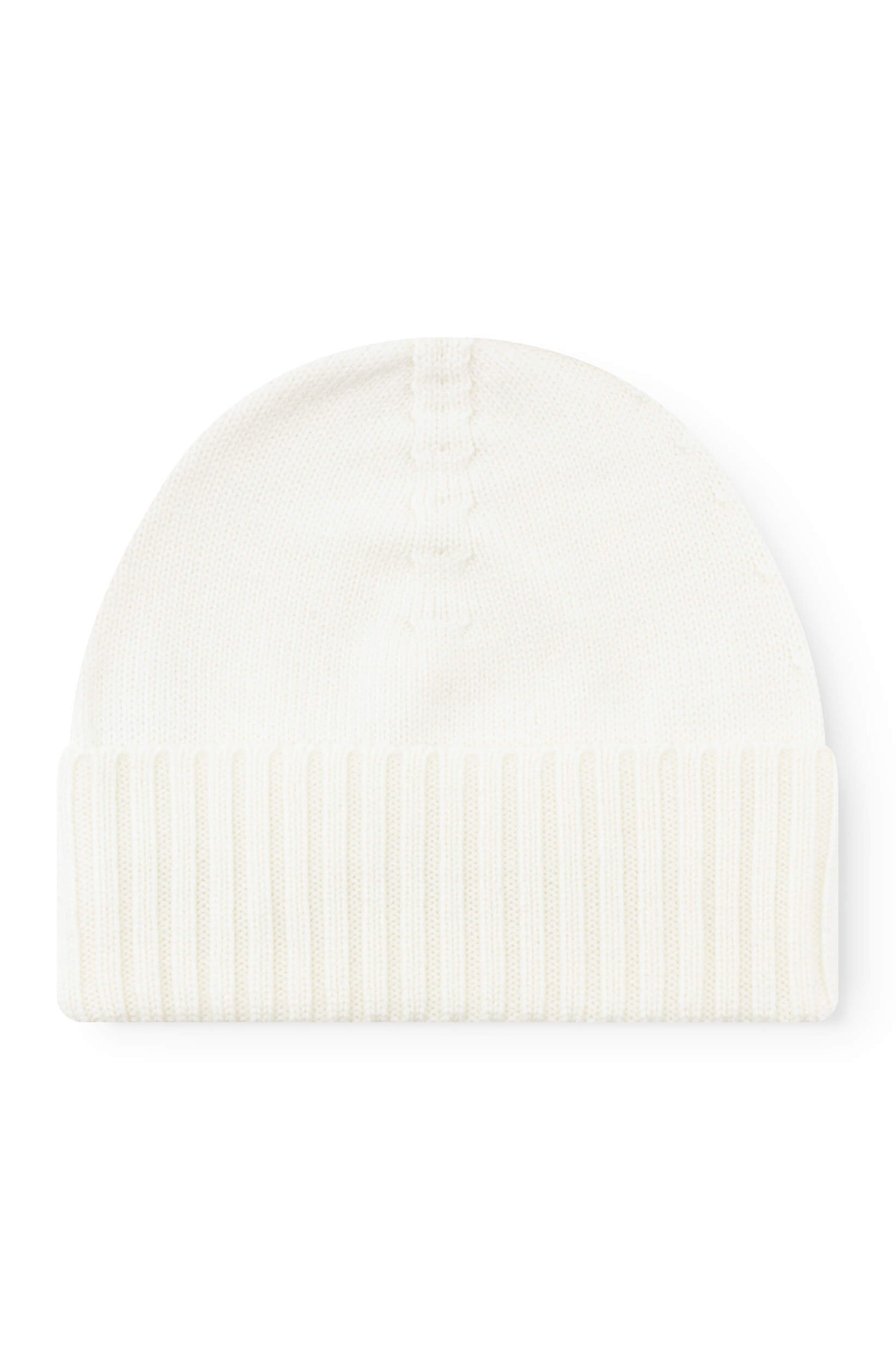Bonnet en laine mérinos blanc