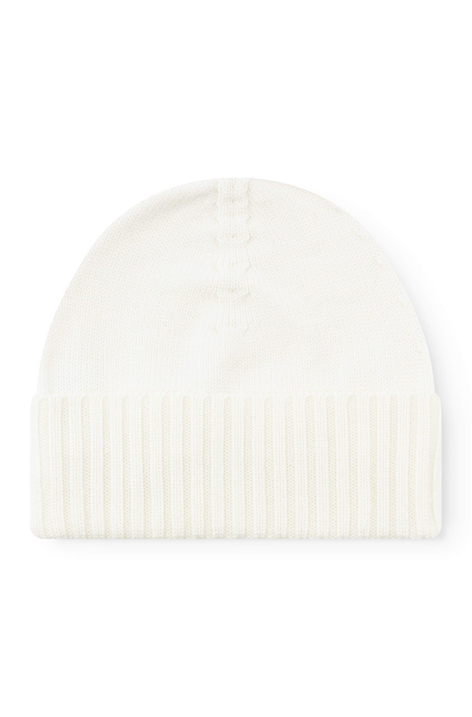 Bonnet en laine mérinos blanc