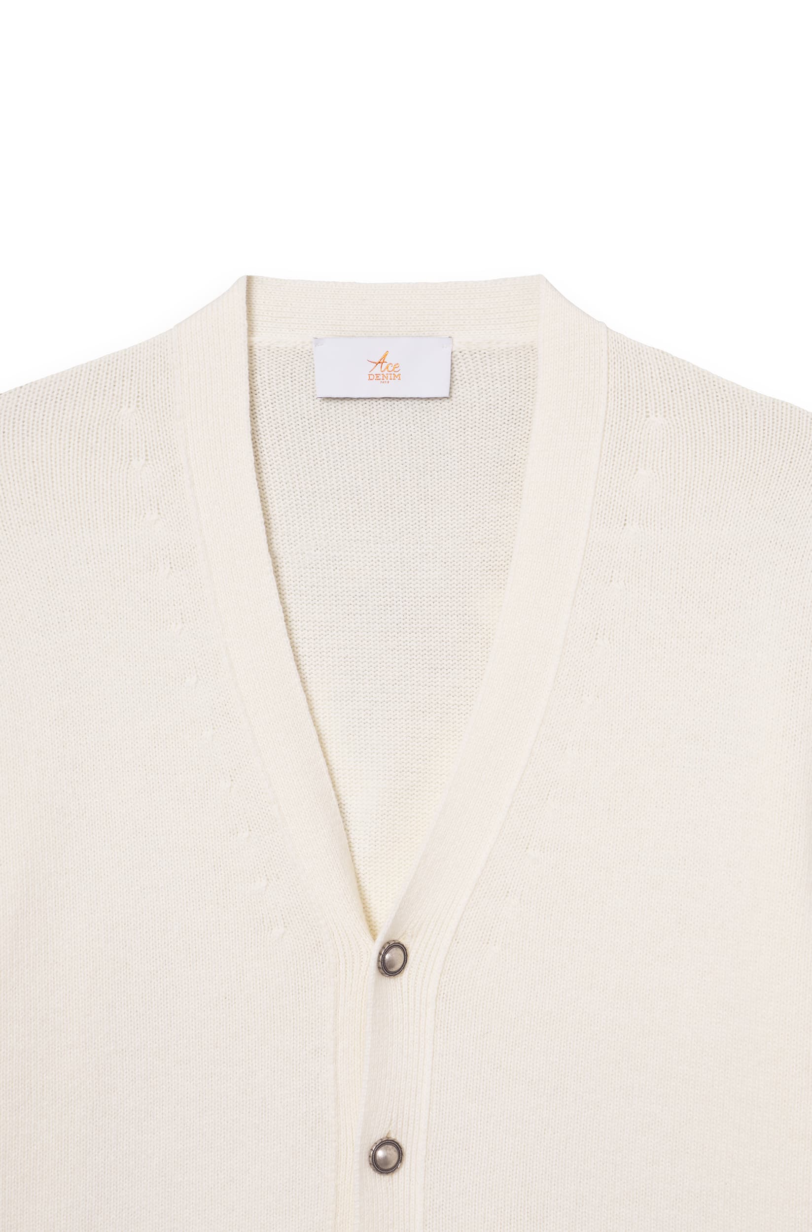 Cardigan homme et cachemire Vue 4 - Ace Denim Paris