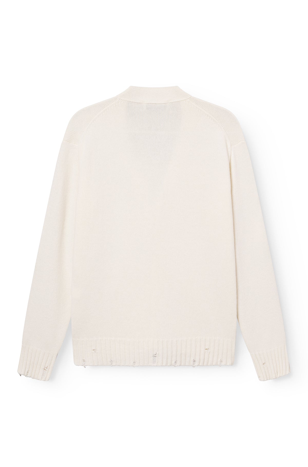 AD 96 - Merino Wool and Cashmere Cardigan Off White
