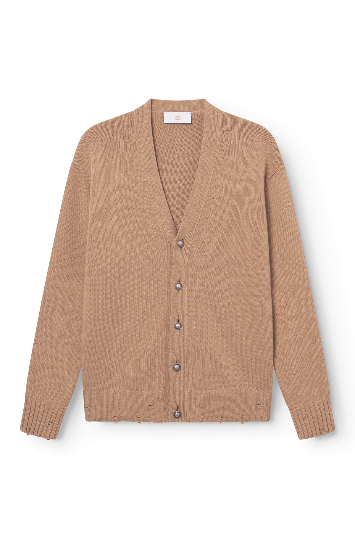 AD 96 - Merino Wool and Cashmere Cardigan Camel