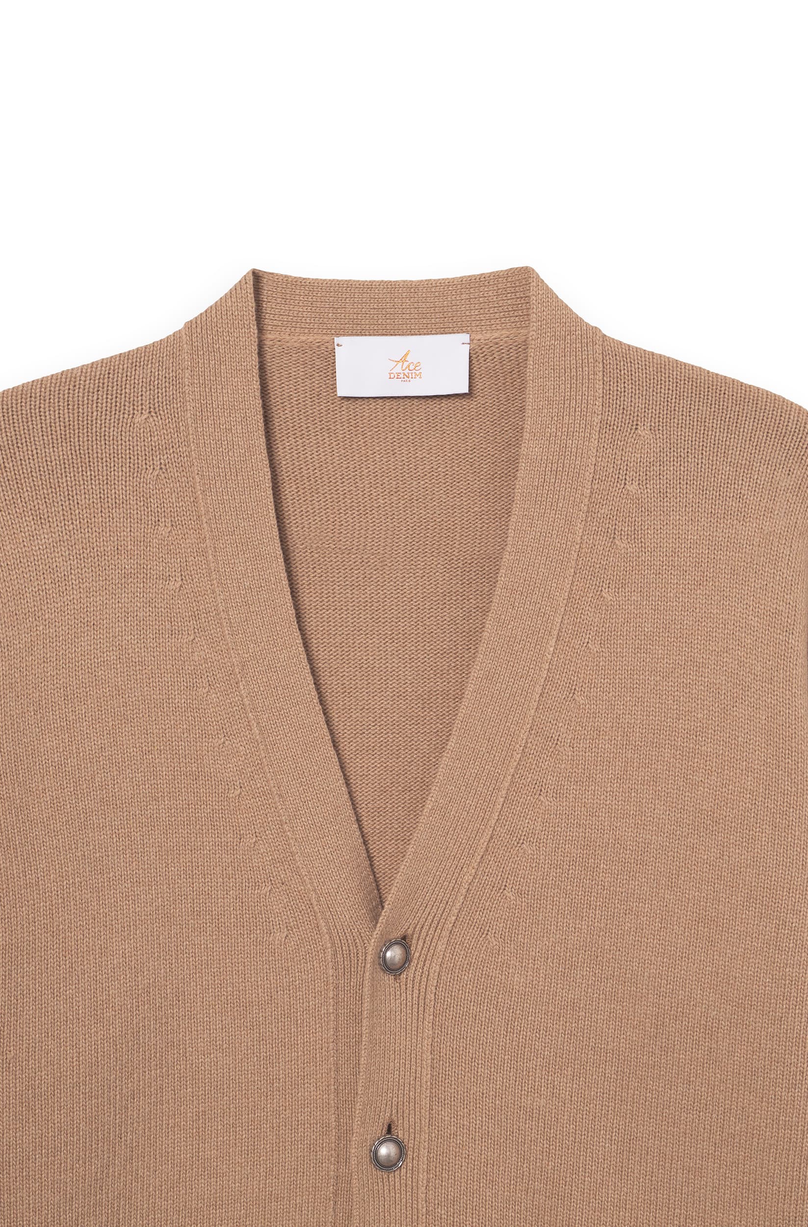 Cardigan homme et cachemire Vue 5 - Ace Denim Paris