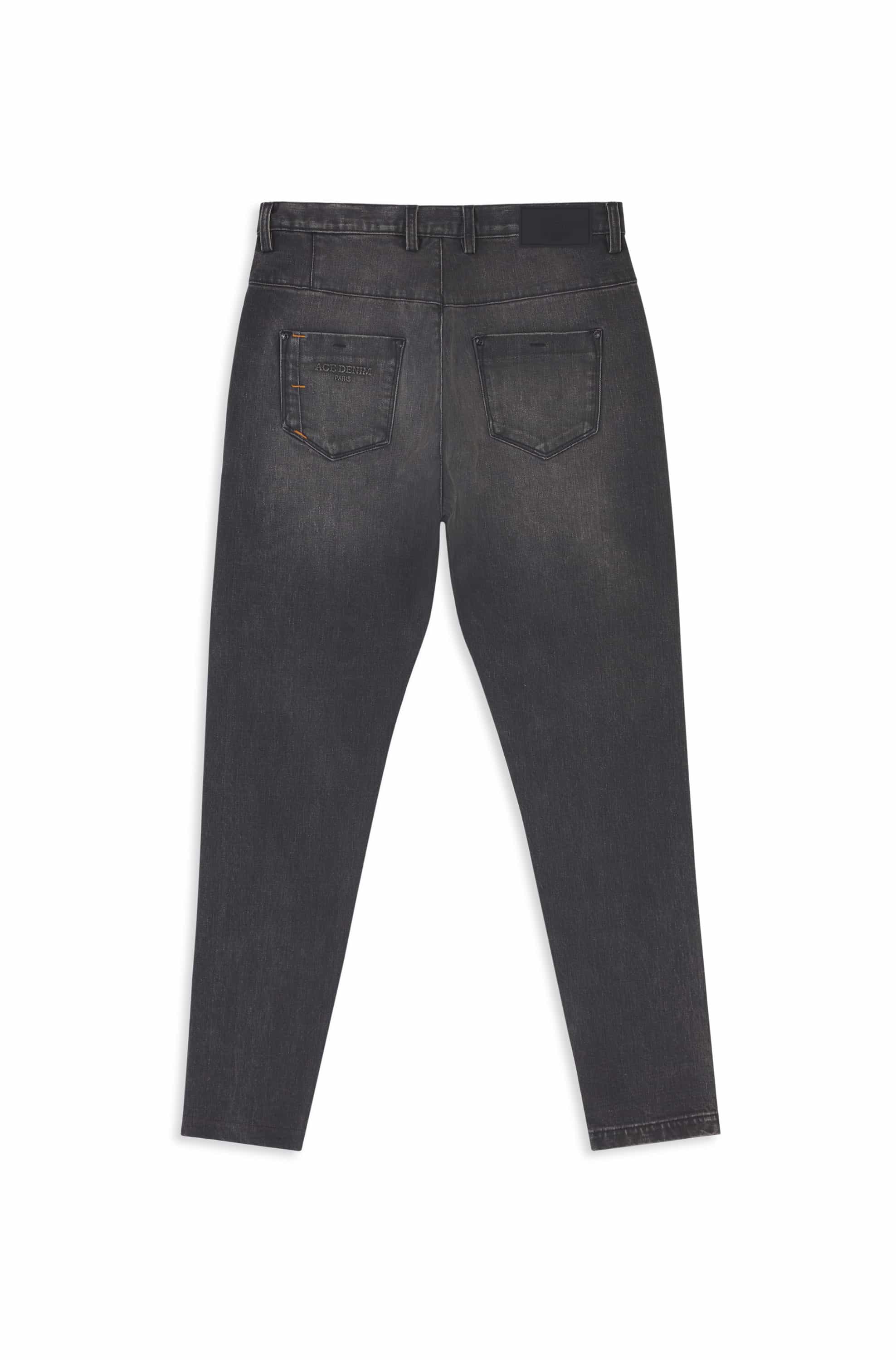 Pantalon cargo homme gris foncé Vue 4 - Ace Denim Paris