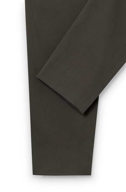 Khaki cashmere trouser ankle for men