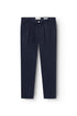 Pantalon chino en cachemire slim marine pour homme
