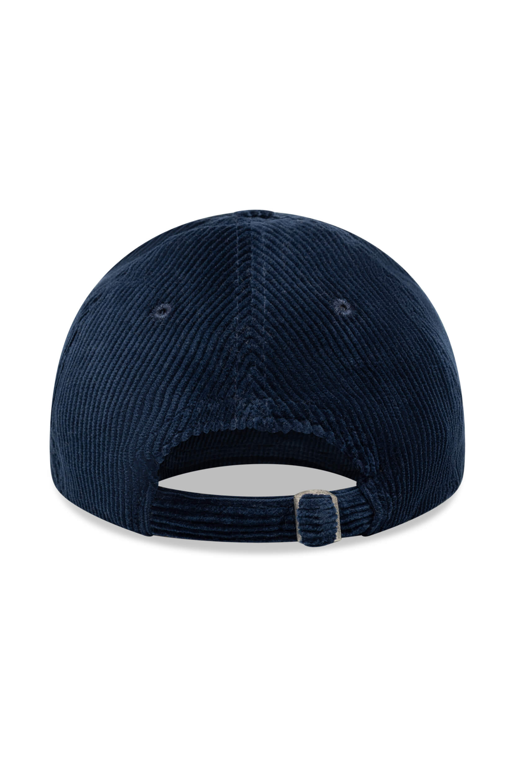 Dos casquette velours côtelé marine, fermeture réglable curseur métallique, AD 402 Ace Denim Paris