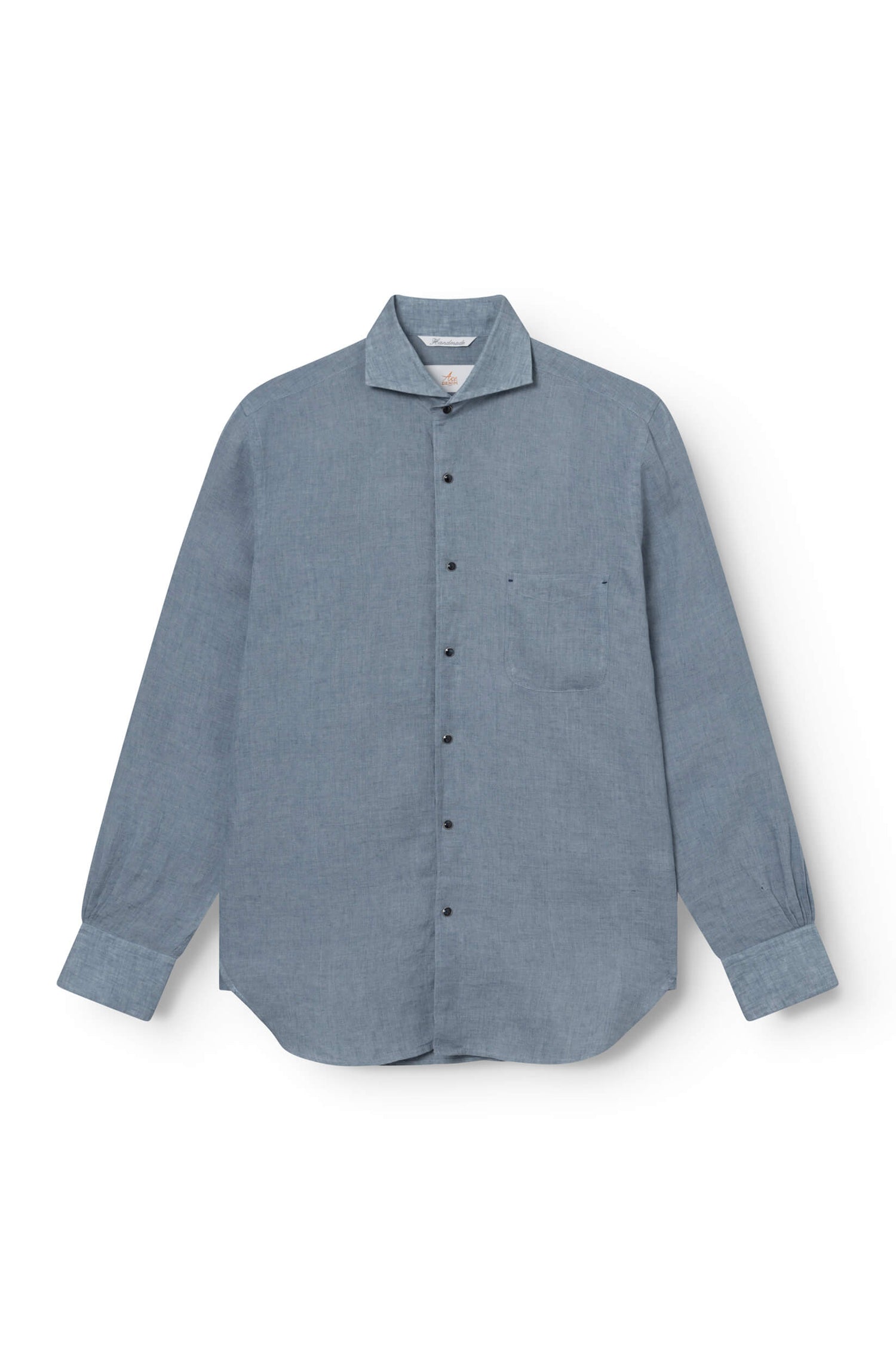 Ace Denim - Chemise en lin Homme - Bleu Gris