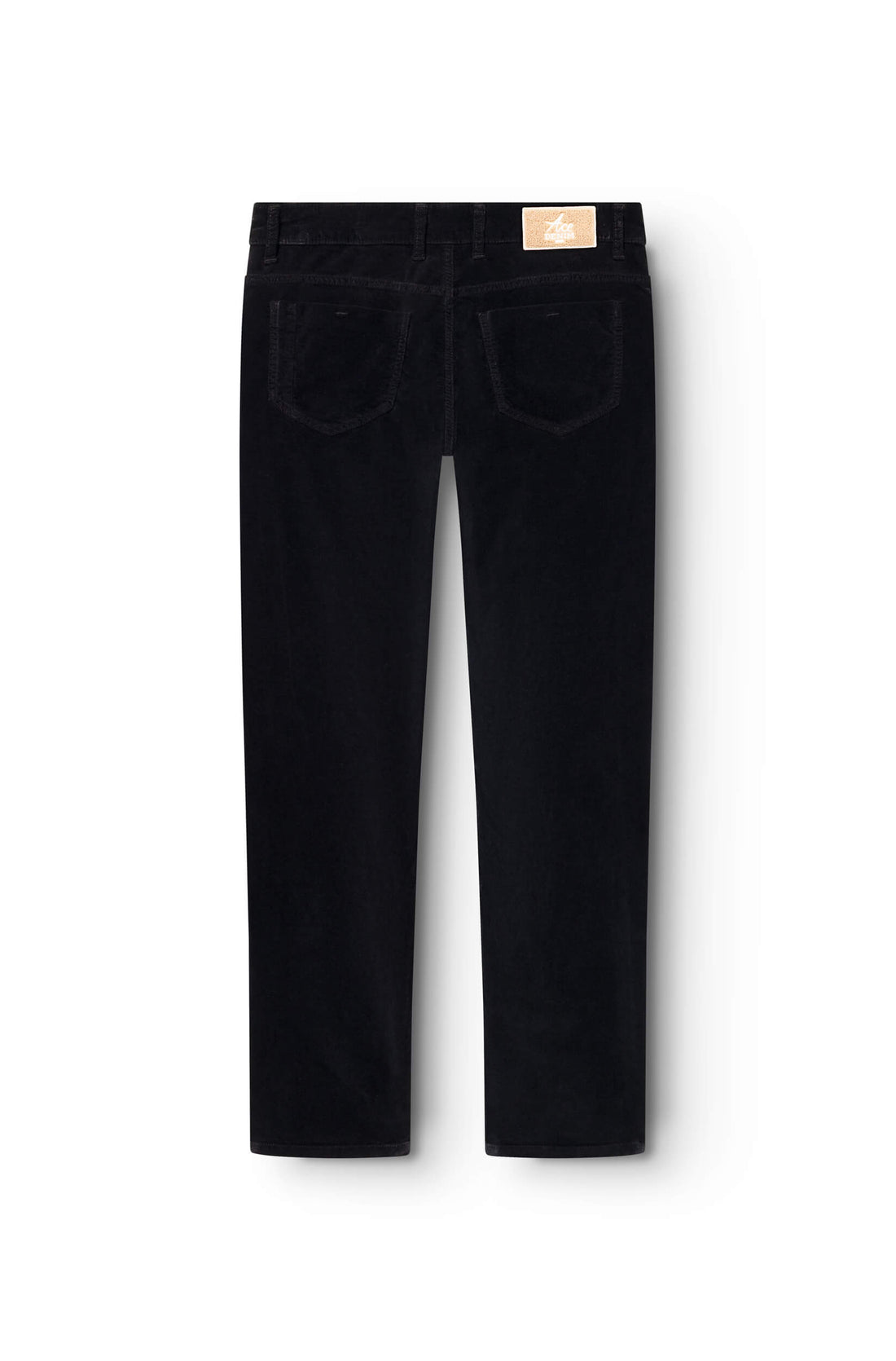 Arrière du pantalon en velours lisse pour homme