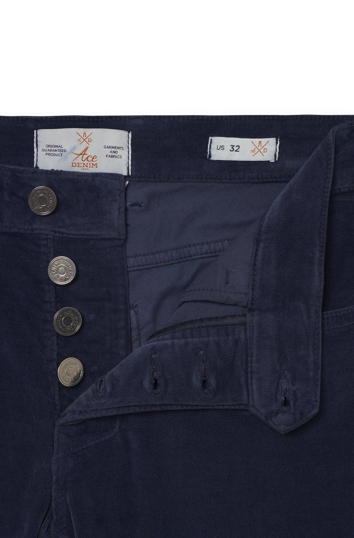 AD 20 - Navy Velvet Trousers