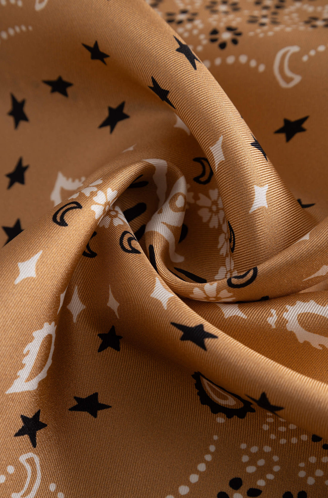 Foulard en soie homme beige Vue 2 - Ace Denim Paris
